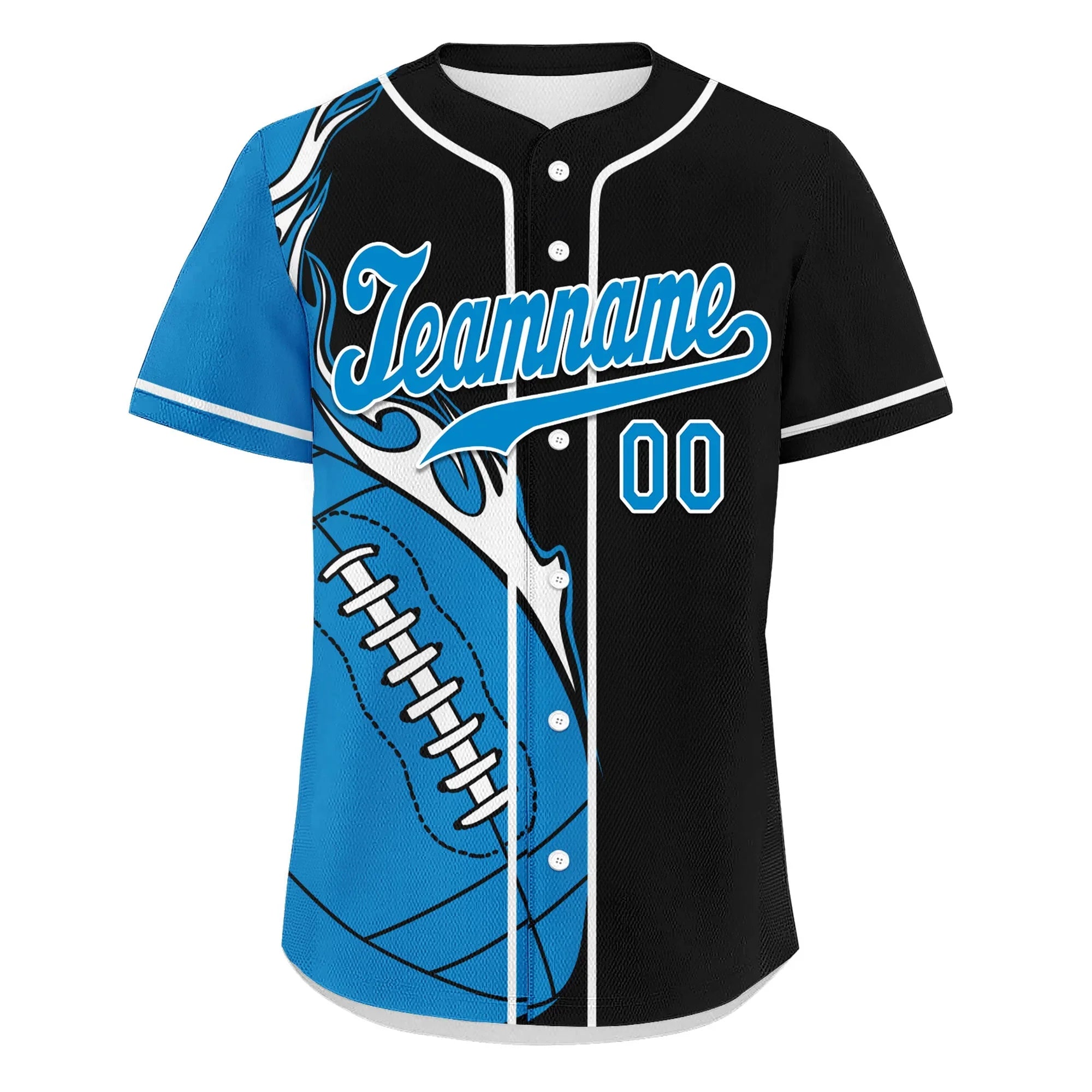 Custom Black Blue Classic Style Personalized Authentic Baseball Jersey UN002-D0b0a00-f - Coolcustomize