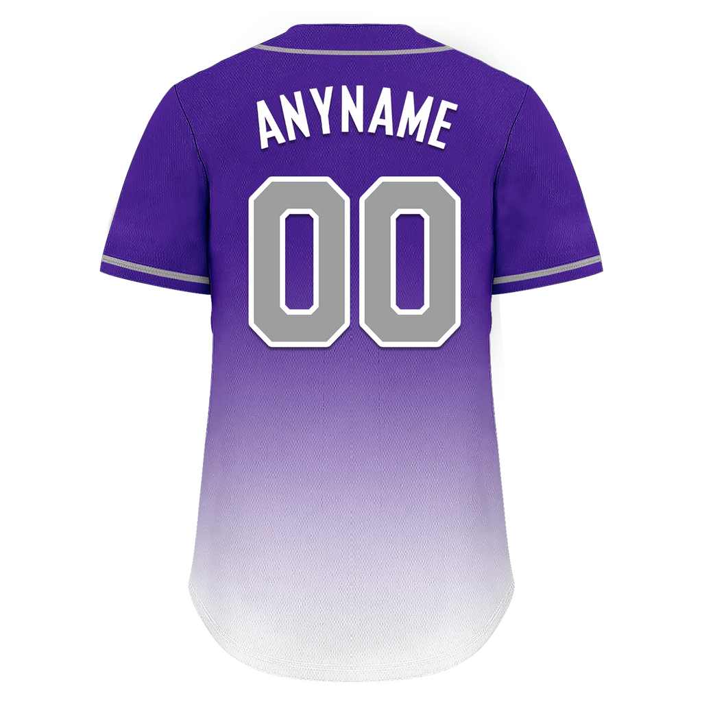 Custom Purple White Fade Fashion Personalized Authentic Baseball Jersey BSBJ01-D0a70eb - Coolcustomize