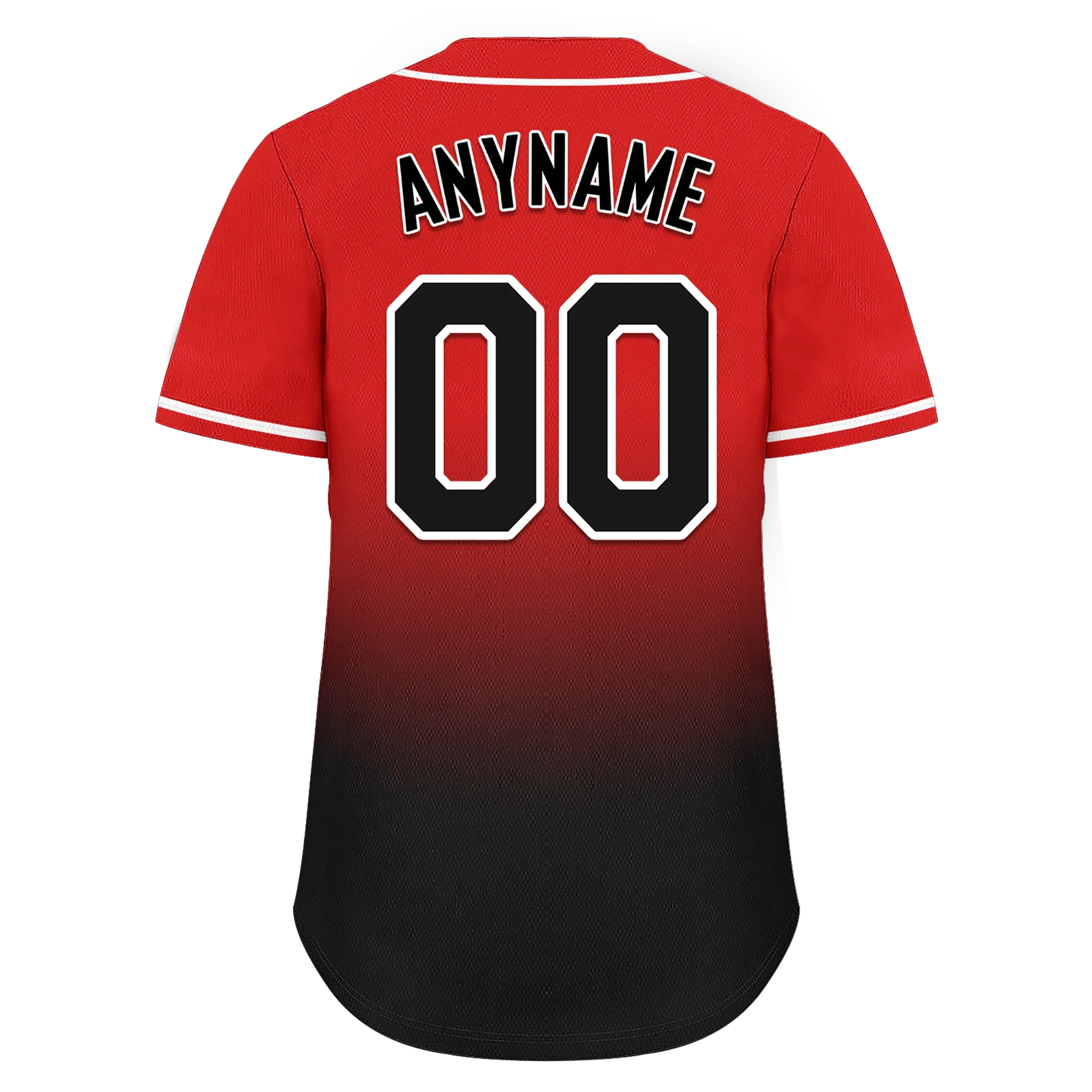 Custom Red Black Fade Fashion Personalized Authentic Baseball Jersey BSBJ01-D0a70ba - Coolcustomize