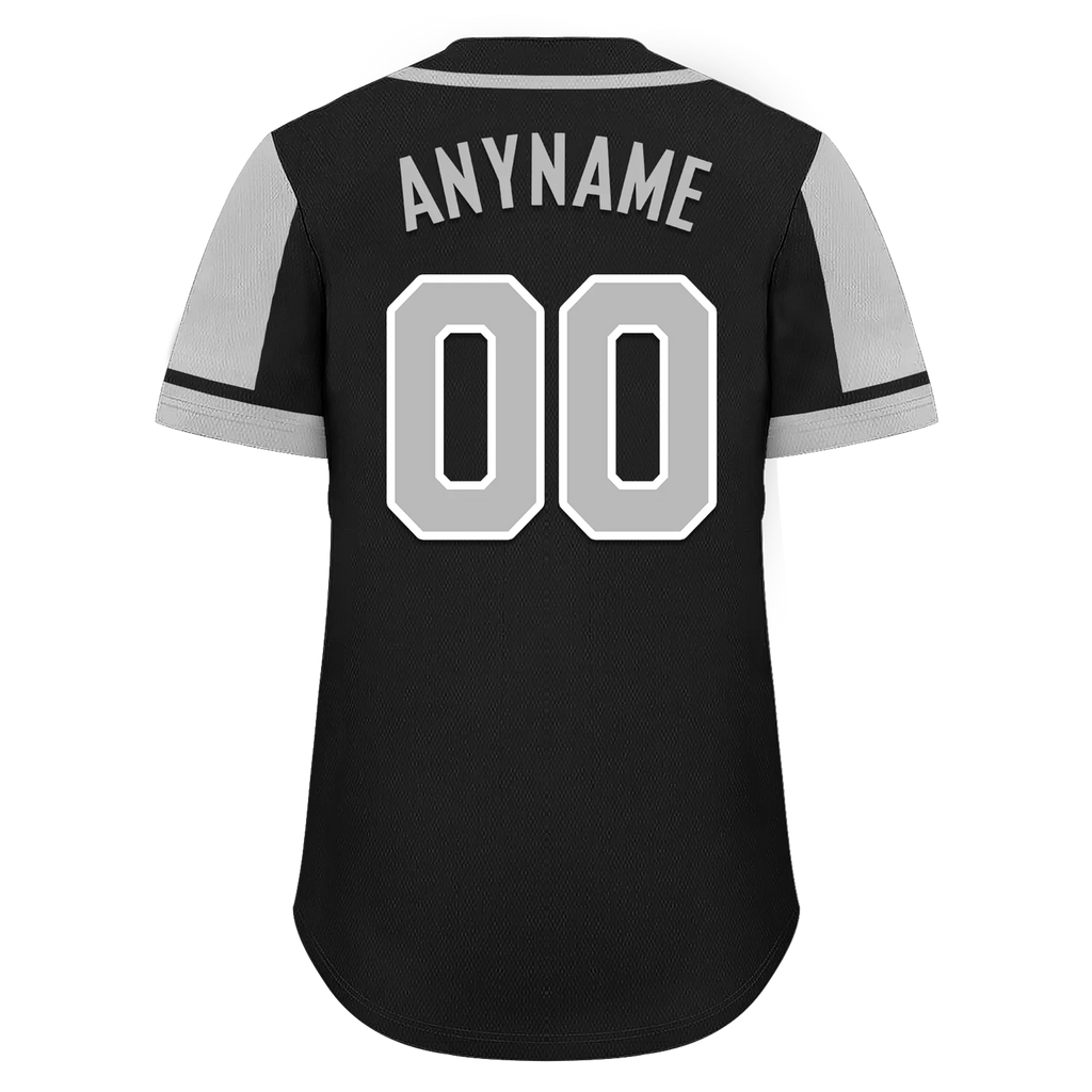 Custom Black Gray Raglan Sleeves Personalized Authentic Baseball Jersey BSBJ01-D017175 - Coolcustomize