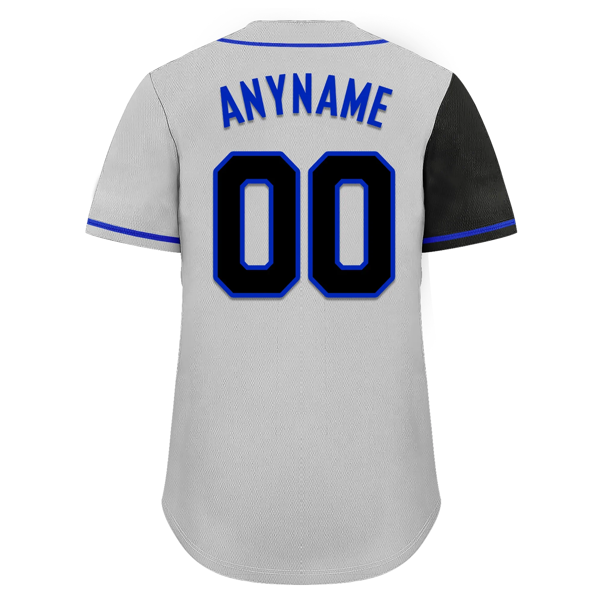 Custom Black Gray Skull Fashion Personalized Authentic Baseball Jersey BSBJ01-D017144 - Coolcustomize