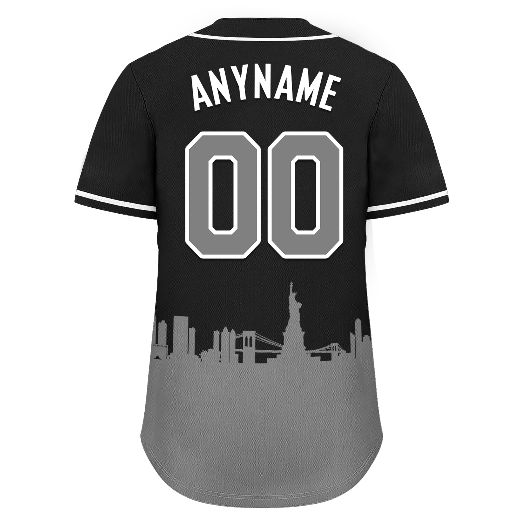 Custom Black Gray City Edition Personalized Authentic Baseball Jersey BSBJ01-D017125 - Coolcustomize