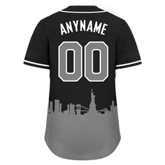 Custom Black Gray City Edition Personalized Authentic Baseball Jersey BSBJ01-D017125