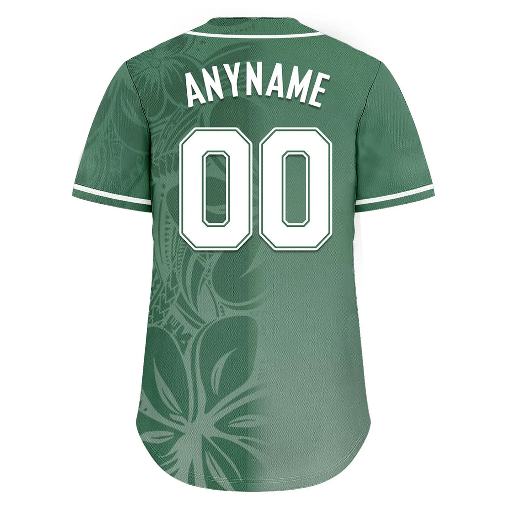 Custom Green Classic Style Personalized Authentic Baseball Jersey BSBJ01-D020160-7 - Coolcustomize