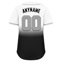 Custom Grey Black Fade Fashion Personalized Authentic Baseball Jersey BSBJ01-D0a70ee