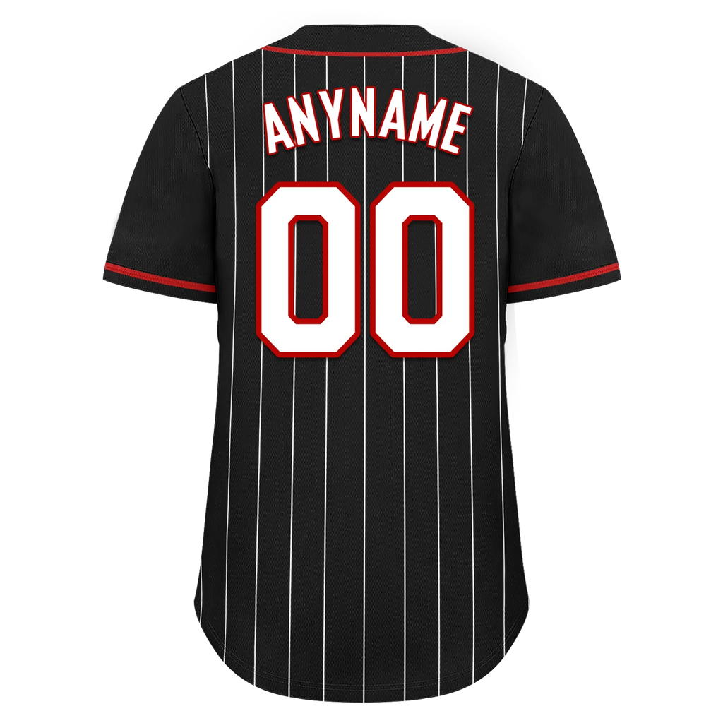 Custom Black Stripe Fashion Personalized Authentic Baseball Jersey BSBJ01-D017243 - Coolcustomize