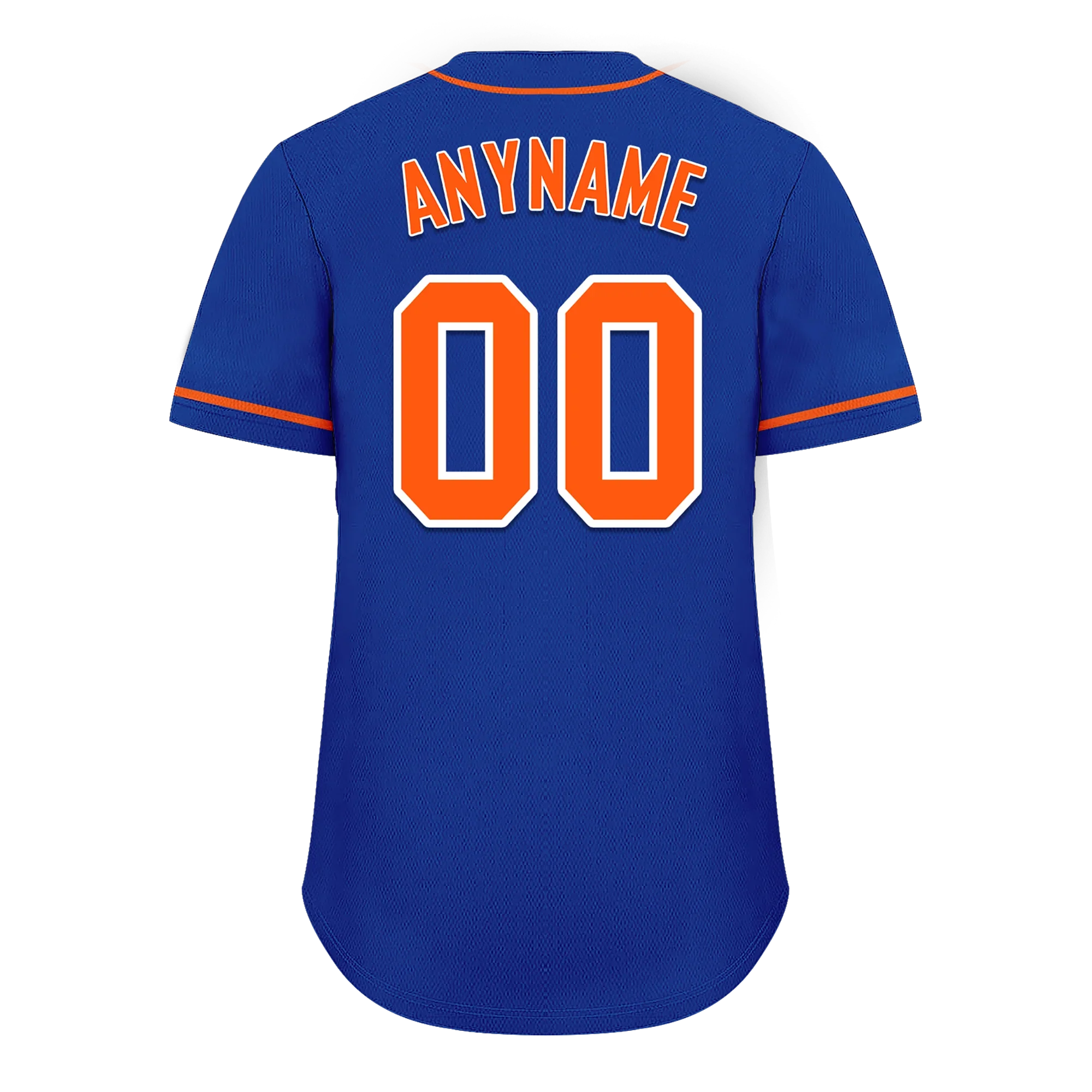 Custom Blue Classic Style Orange Personalized Authentic Baseball Jersey BSBJ01-bd0fa08 - Coolcustomize