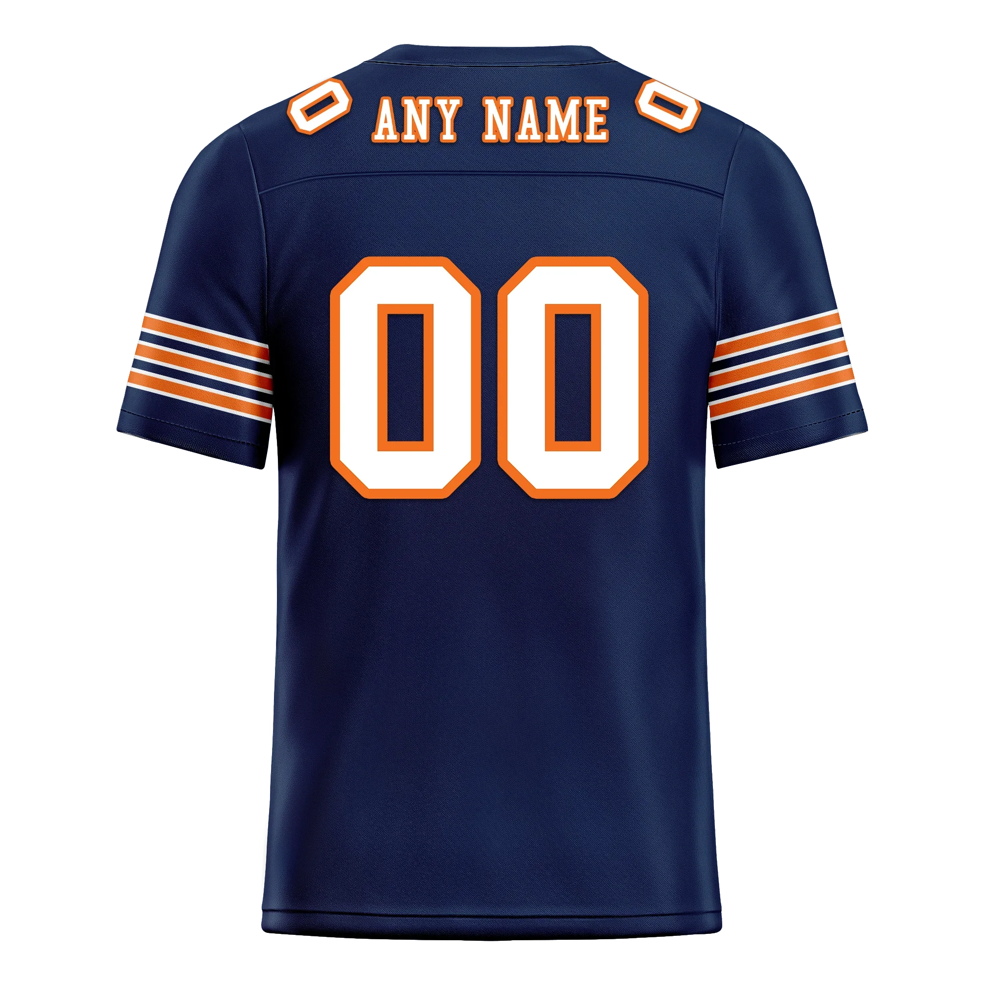 Custom Blue White Classic Style Personalized Authentic Football Jersey FBJ02-bd0a700d - Coolcustomize