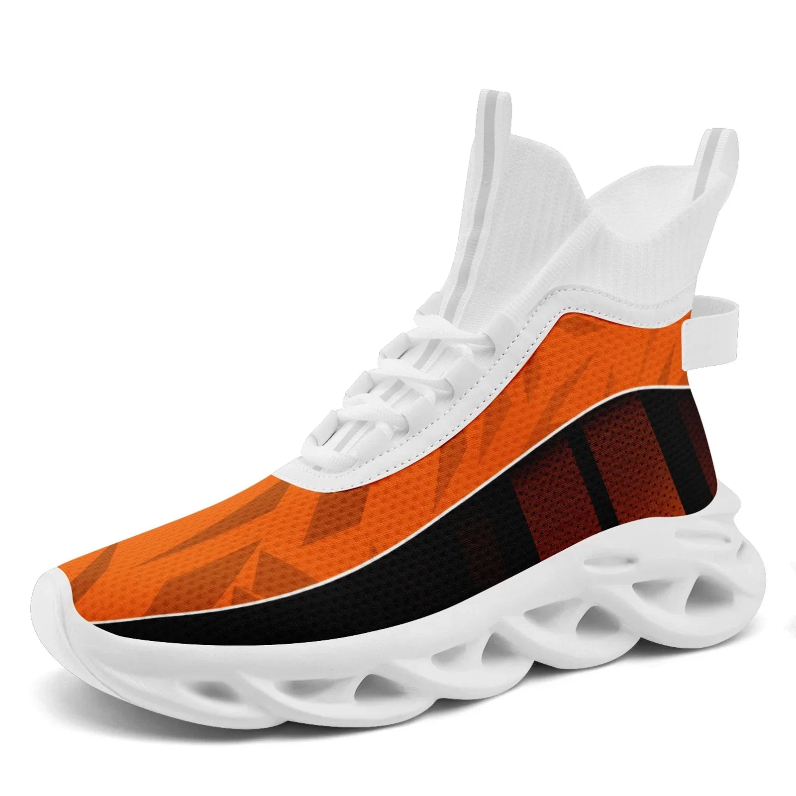 Custom Black Orange Maxsoul Shoes Personalized Sneaker FN029A-D020158-3 - Coolcustomize