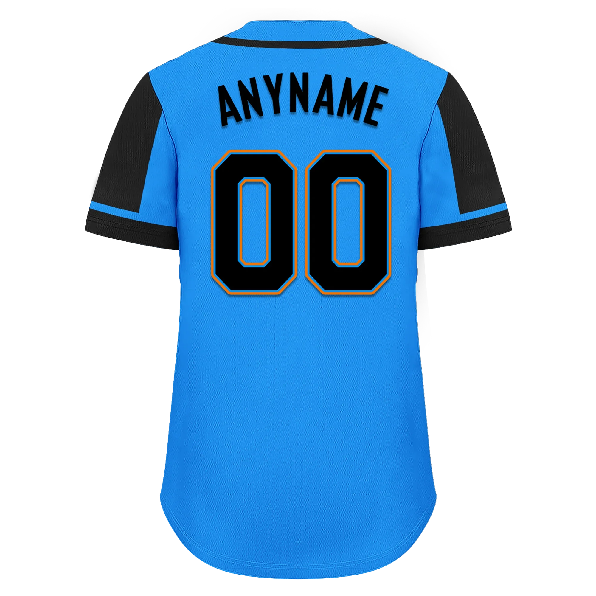 Custom Blue Black Raglan Sleeves Personalized Authentic Baseball Jersey BSBJ01-D017209 - Coolcustomize