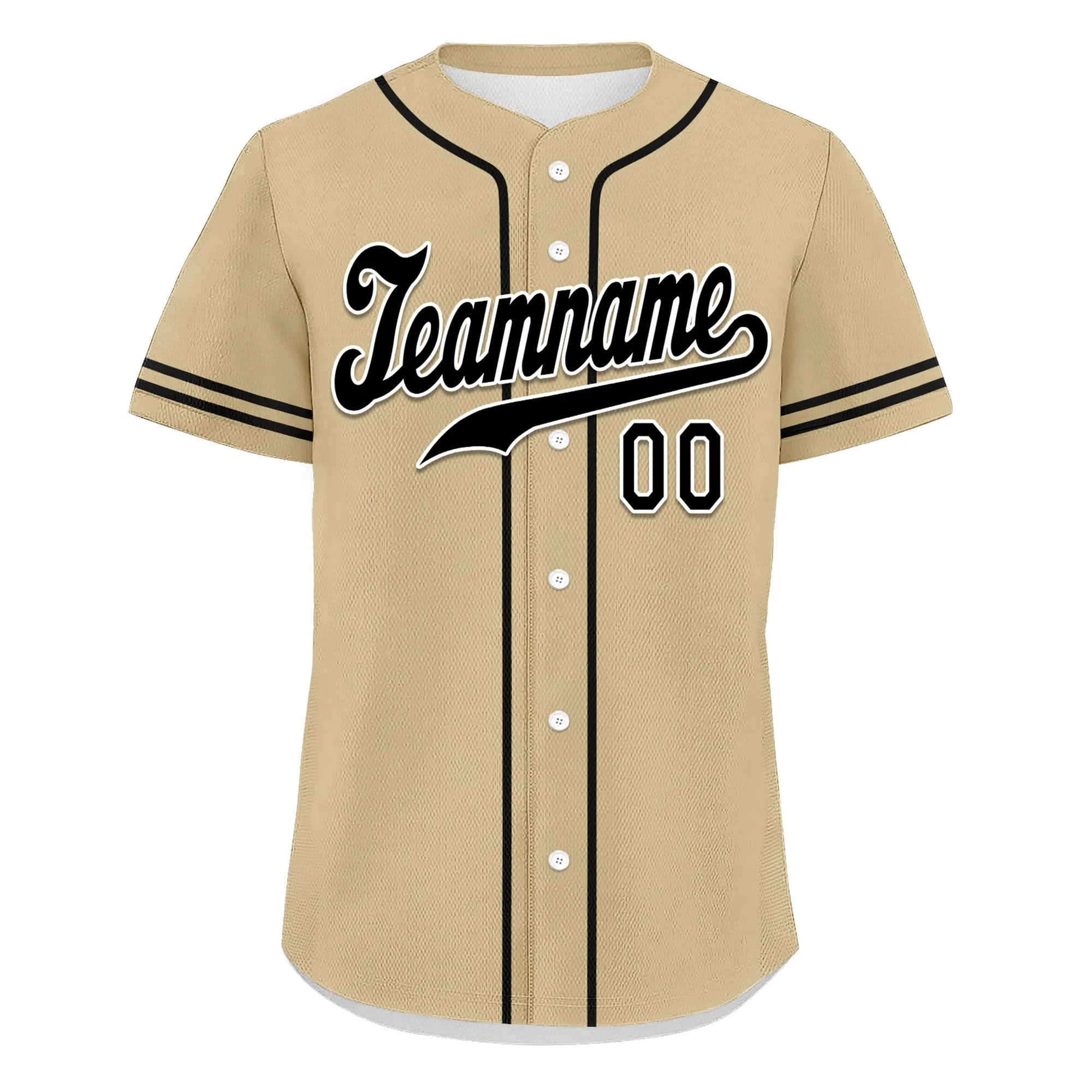 Custom Gold Classic Style Black Personalized Authentic Baseball Jersey UN002-bd0b00d8-a8 - Coolcustomize