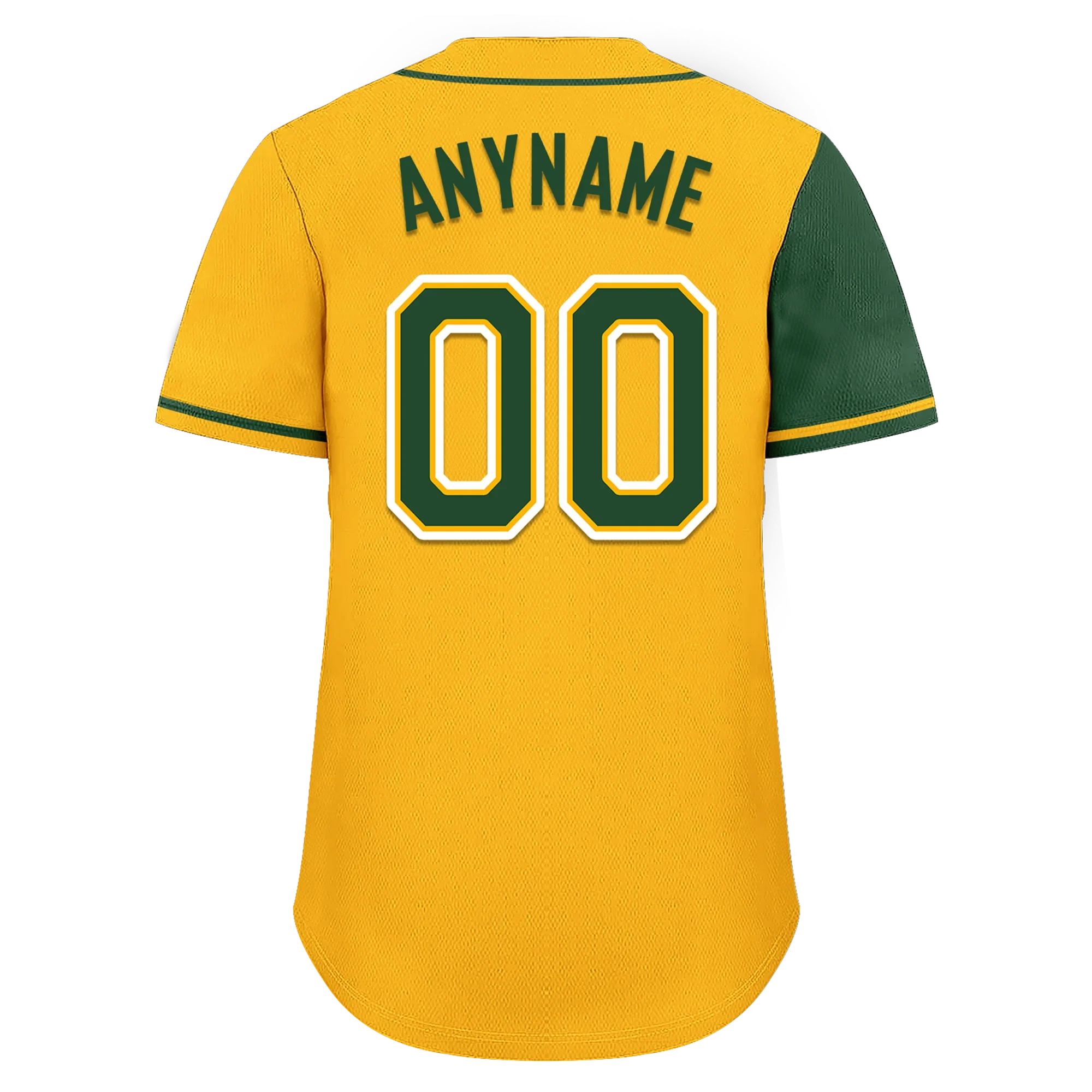 Custom Green Yellow Skull Fashion Personalized Authentic Baseball Jersey BSBJ01-D017154 - Coolcustomize