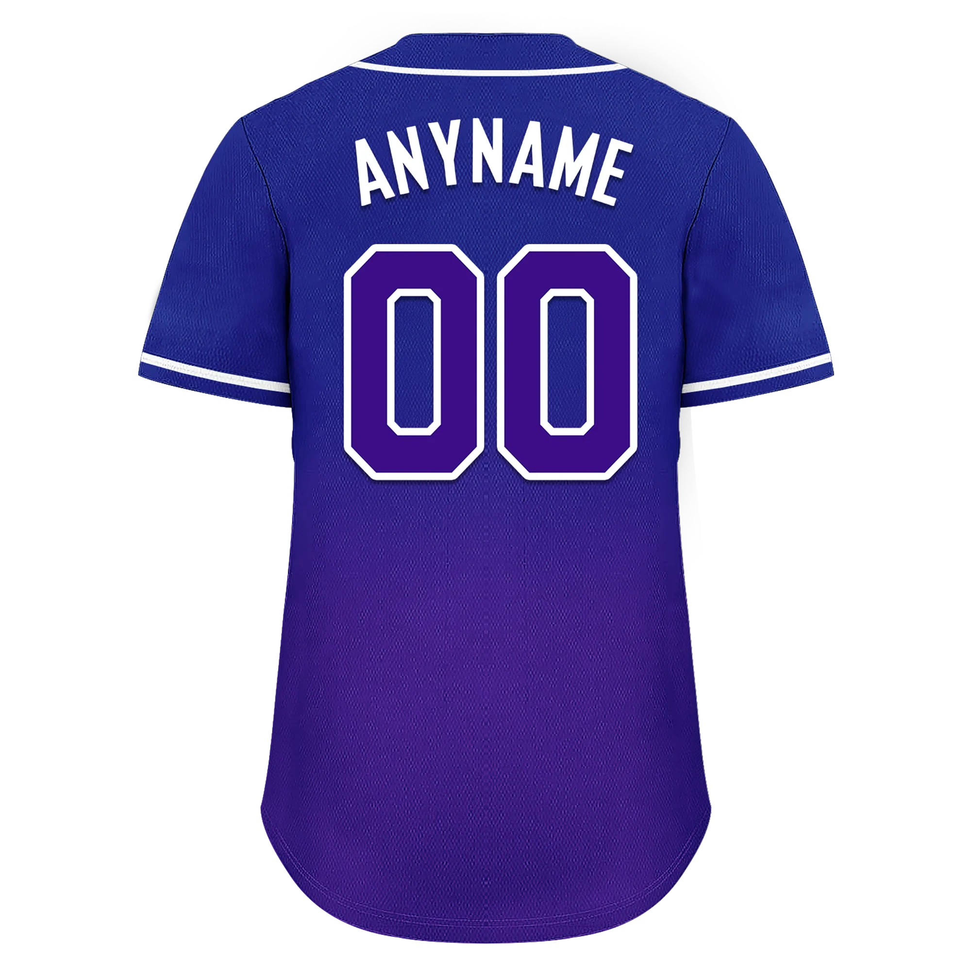 Custom Blue Purple Fade Fashion Personalized Authentic Baseball Jersey BSBJ01-D0a70ea - Coolcustomize