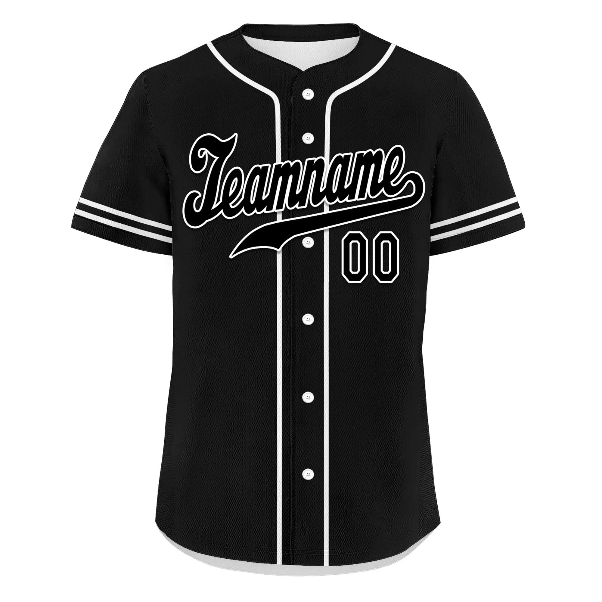 Custom Black Classic Style Black Personalized Authentic Baseball Jersey UN002-bd0b00d8-c0 - Coolcustomize