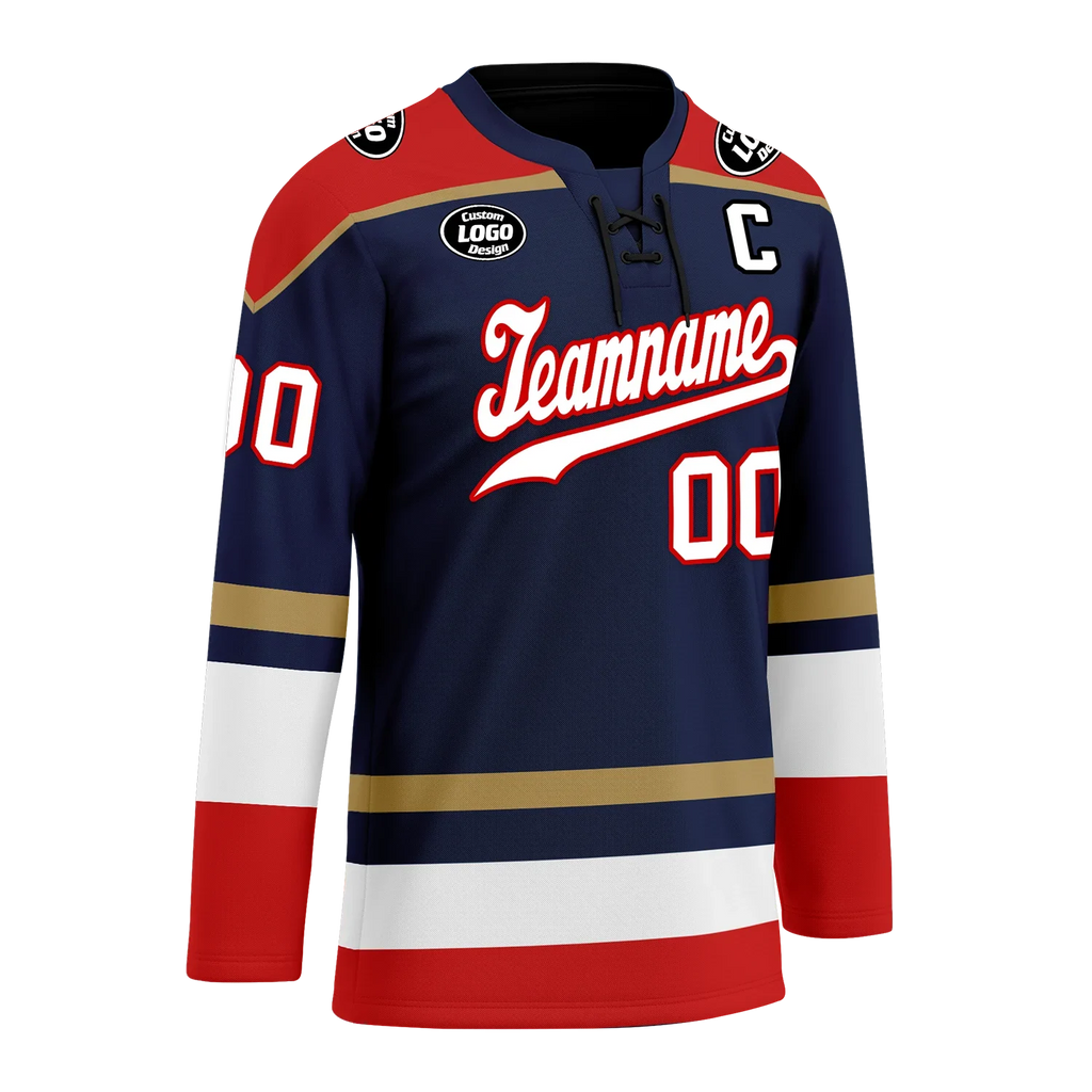 Custom Blue Red Personalized Hockey Jersey HCKJ01-D0a70af - Coolcustomize