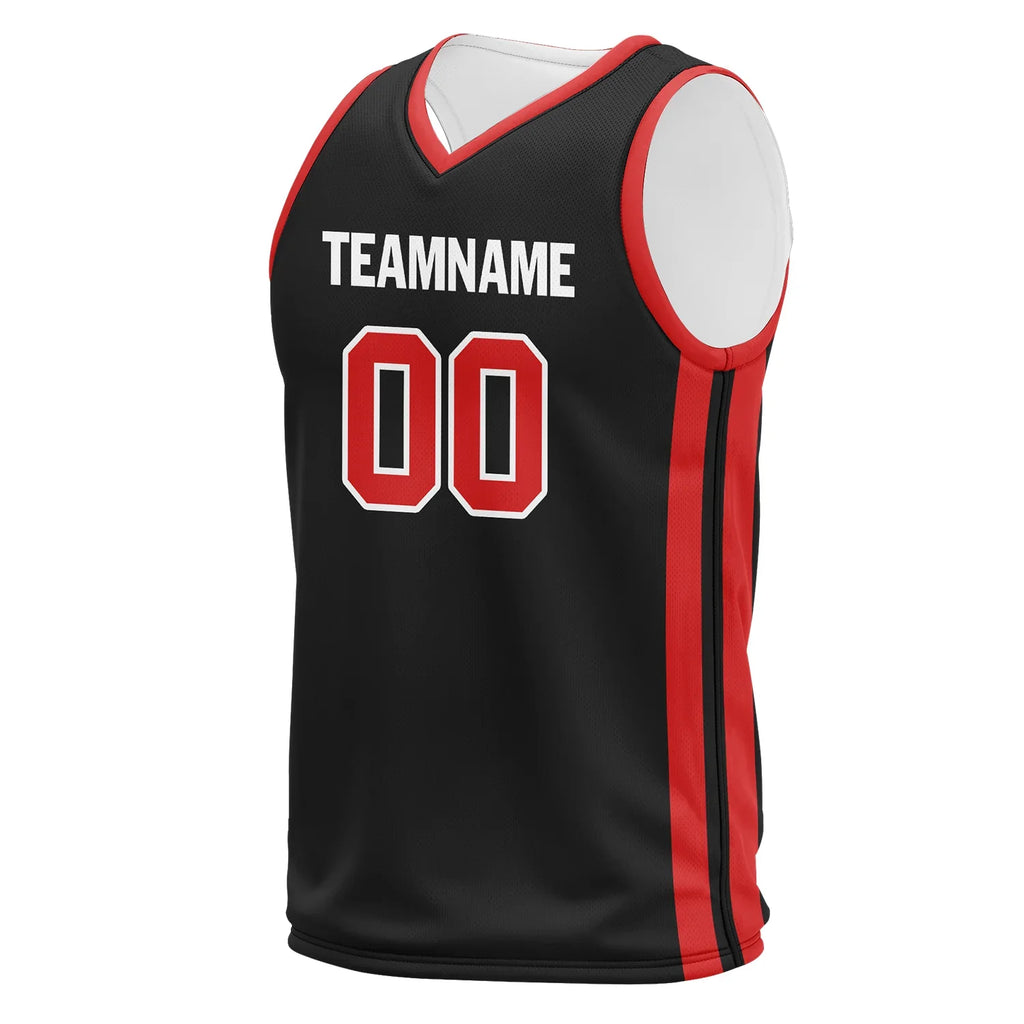 Custom Black Red Classic Style Sports Uniform Basketball Jersey BBJ01-bd0a700f - Coolcustomize