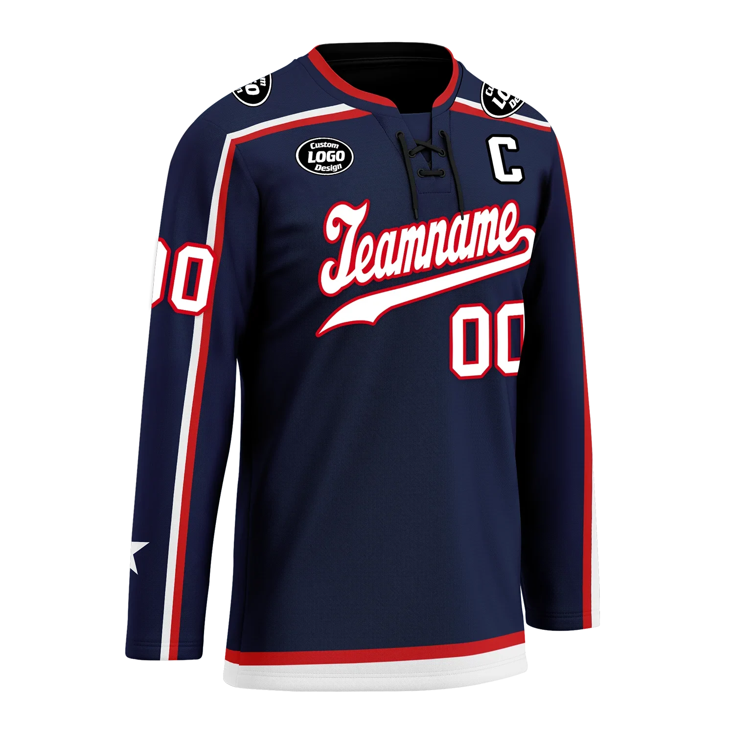 Custom Blue Personalized Hockey Jersey HCKJ01-D0a70fb - Coolcustomize