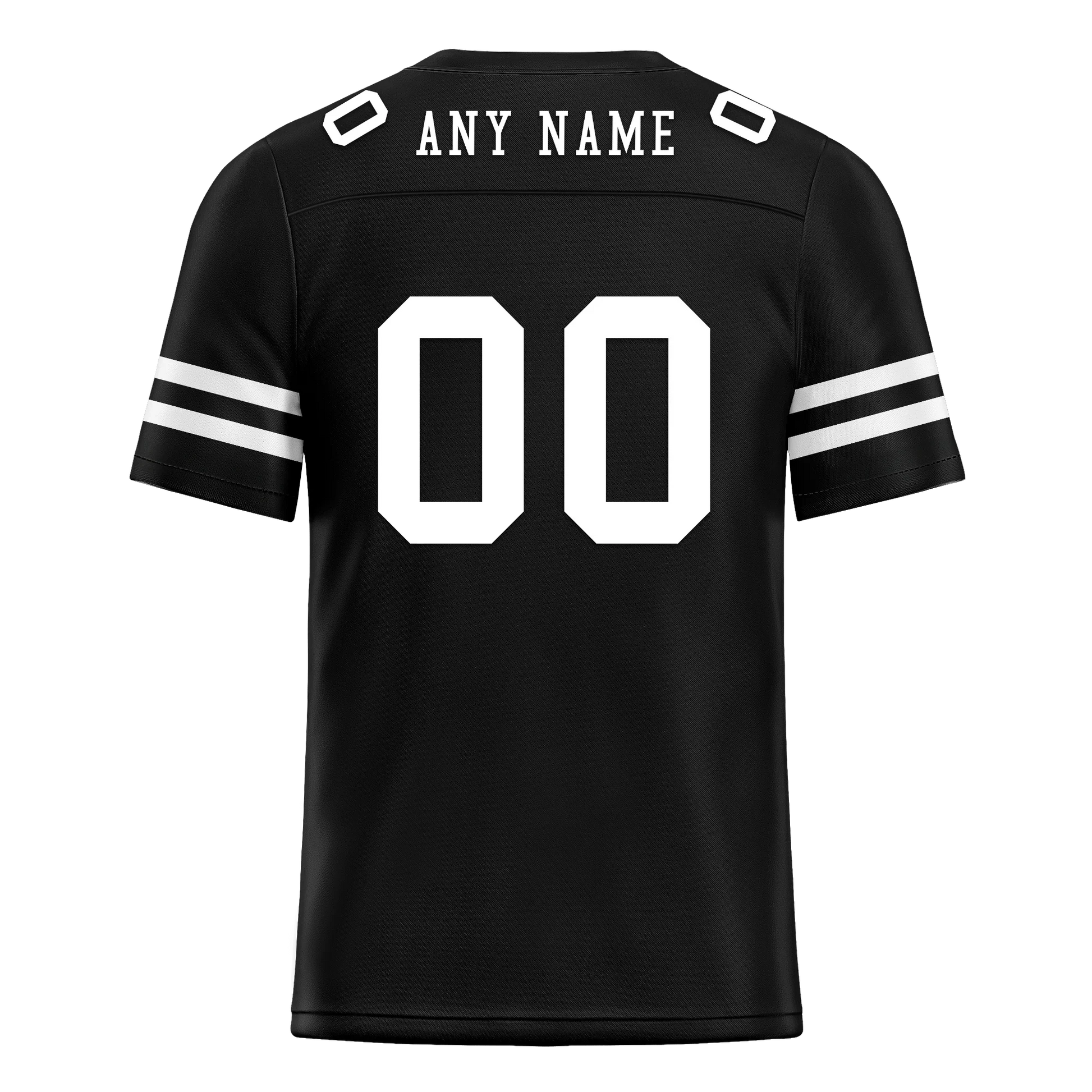 Custom Black Classic Style Personalized Authentic Football Jersey FBJ02-bd0a70bc - Coolcustomize