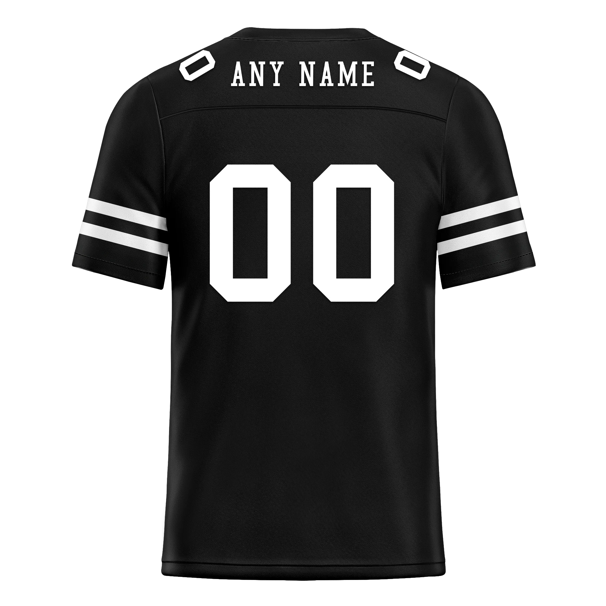 Custom Black Classic Style Personalized Authentic Football Jersey FBJ02-bd0a70bc - Coolcustomize