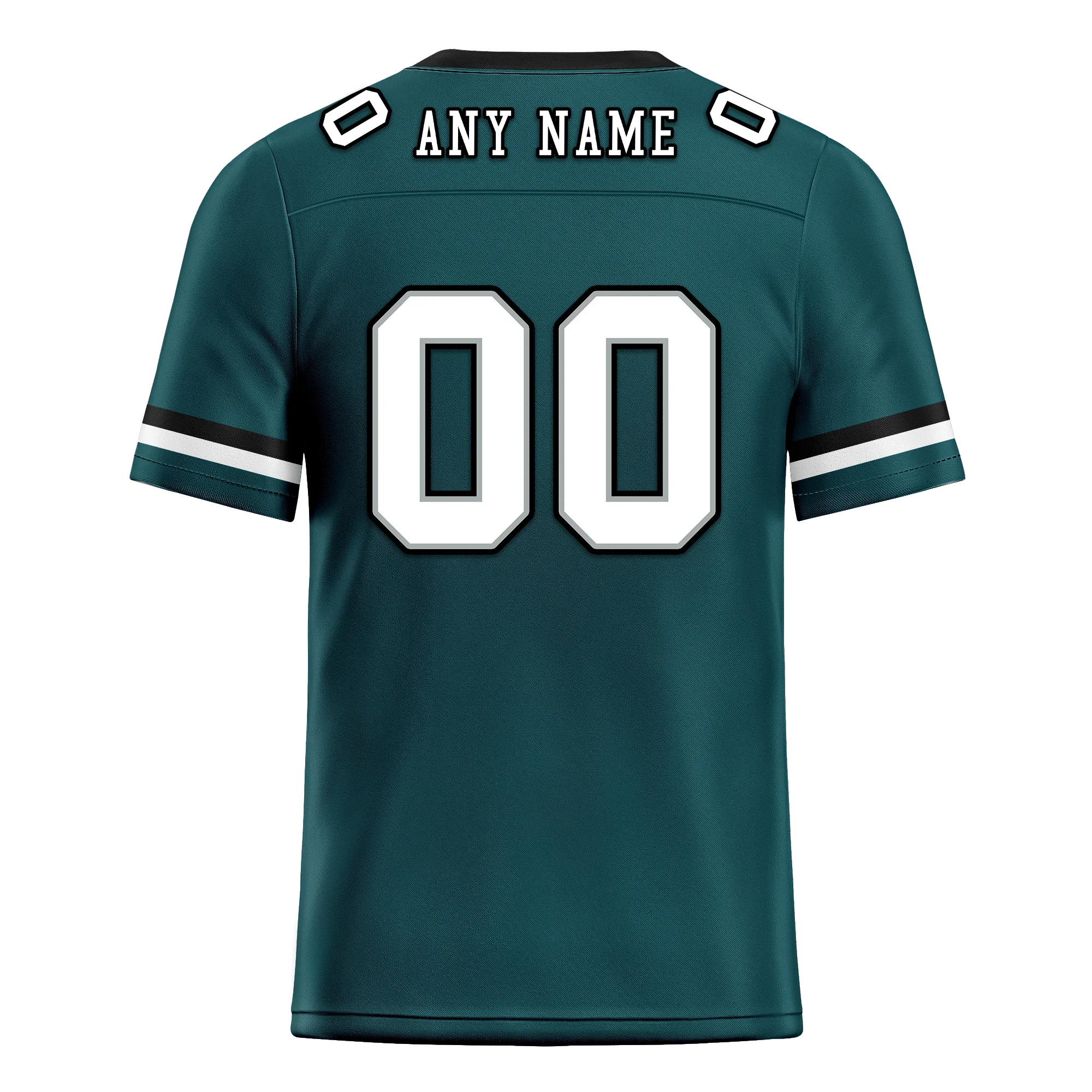 Custom Cyan Classic Style Personalized Authentic Football Jersey FBJ02-bd0a70ab - Coolcustomize