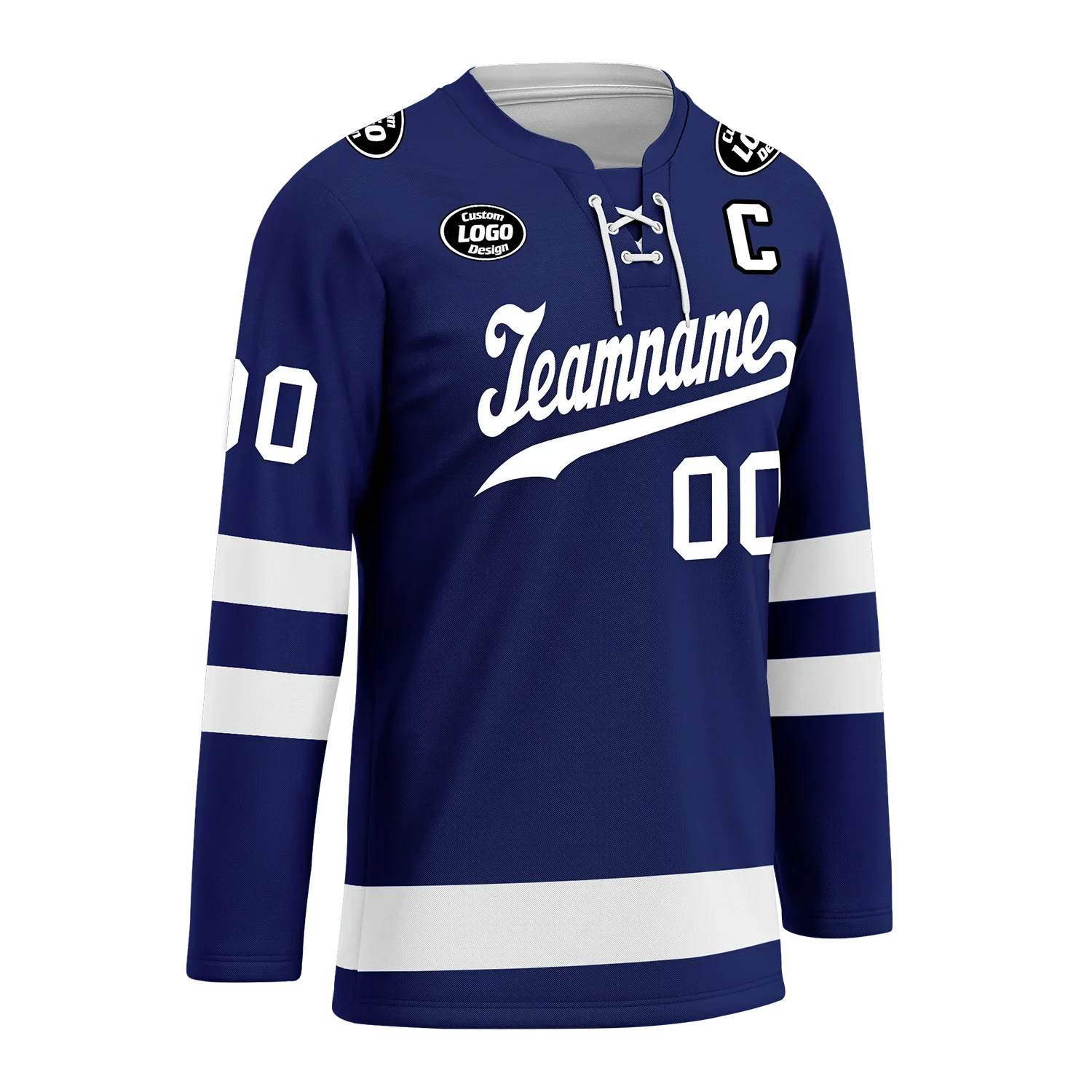Custom Blue White Personalized Hockey Jersey HCKJ01-D0a70bc - Coolcustomize