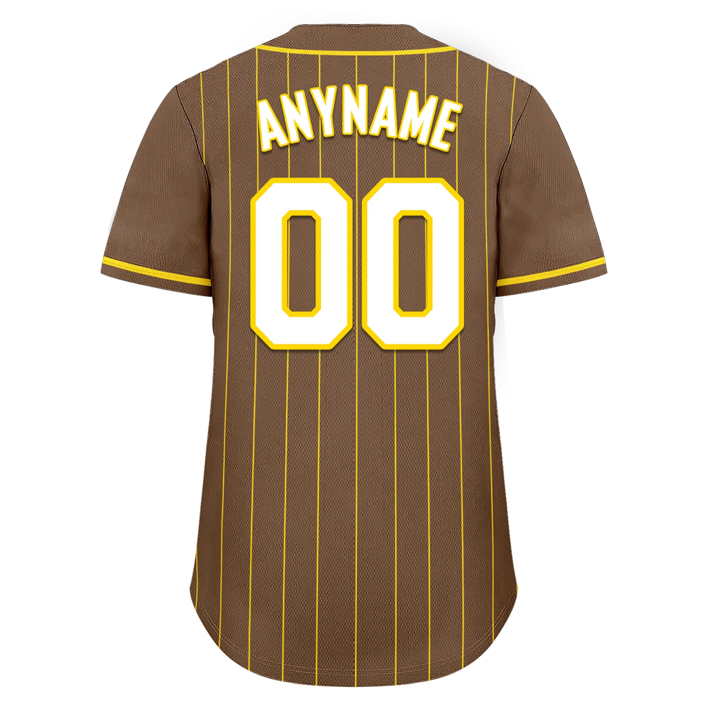 Custom Gray Stripe Fashion Personalized Authentic Baseball Jersey BSBJ01-D017259 - Coolcustomize