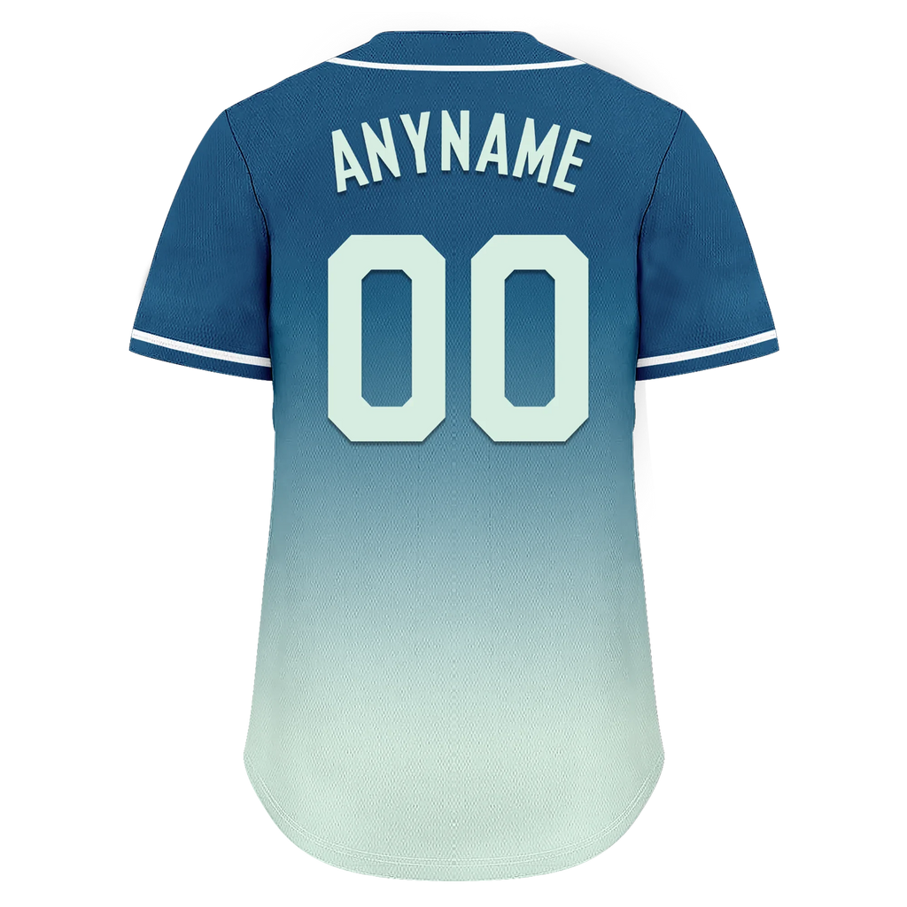 Custom Blue Fade Fashion Personalized Authentic Baseball Jersey BSBJ01-D0a70f9 - Coolcustomize