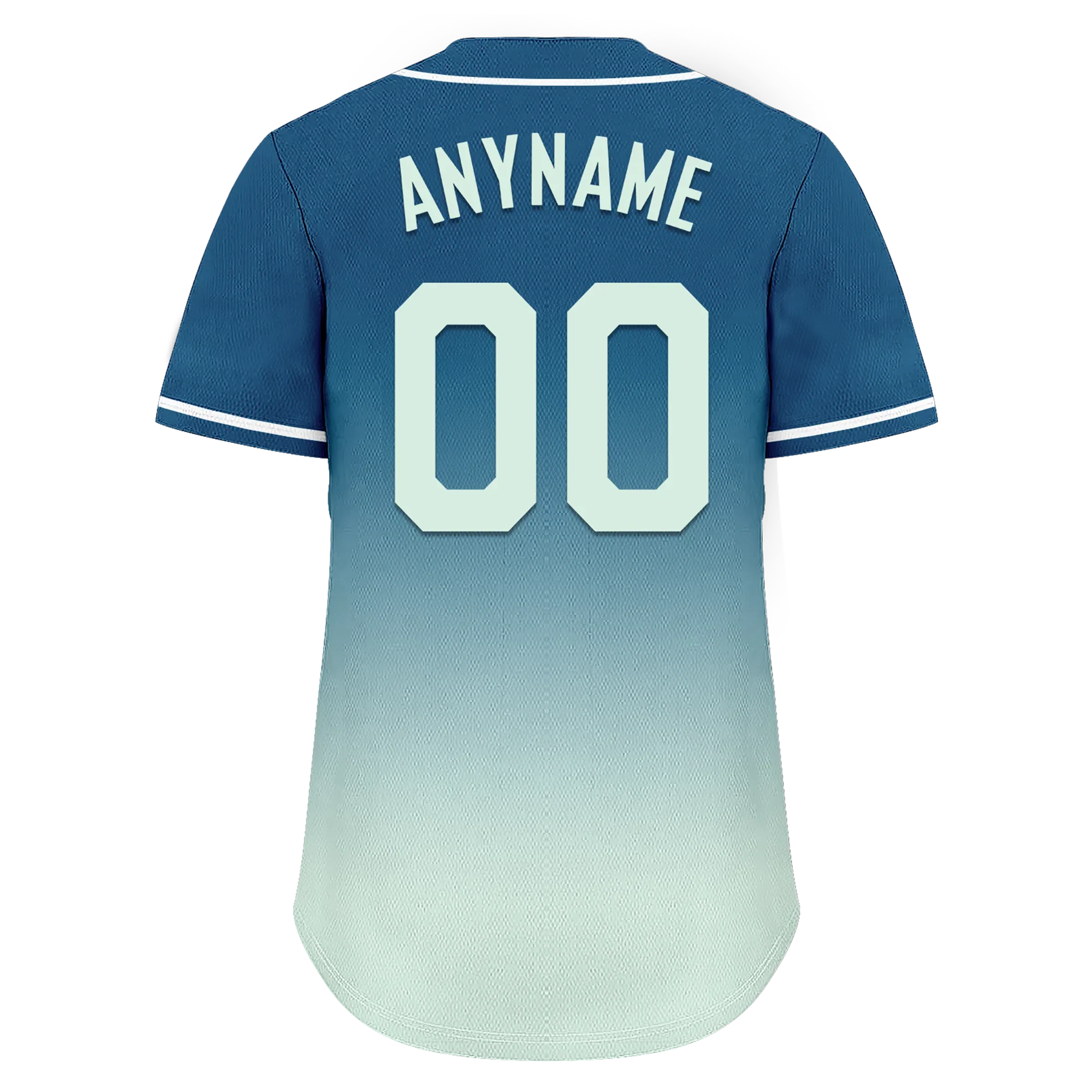 Custom Blue Fade Fashion Personalized Authentic Baseball Jersey BSBJ01-D0a70f9 - Coolcustomize