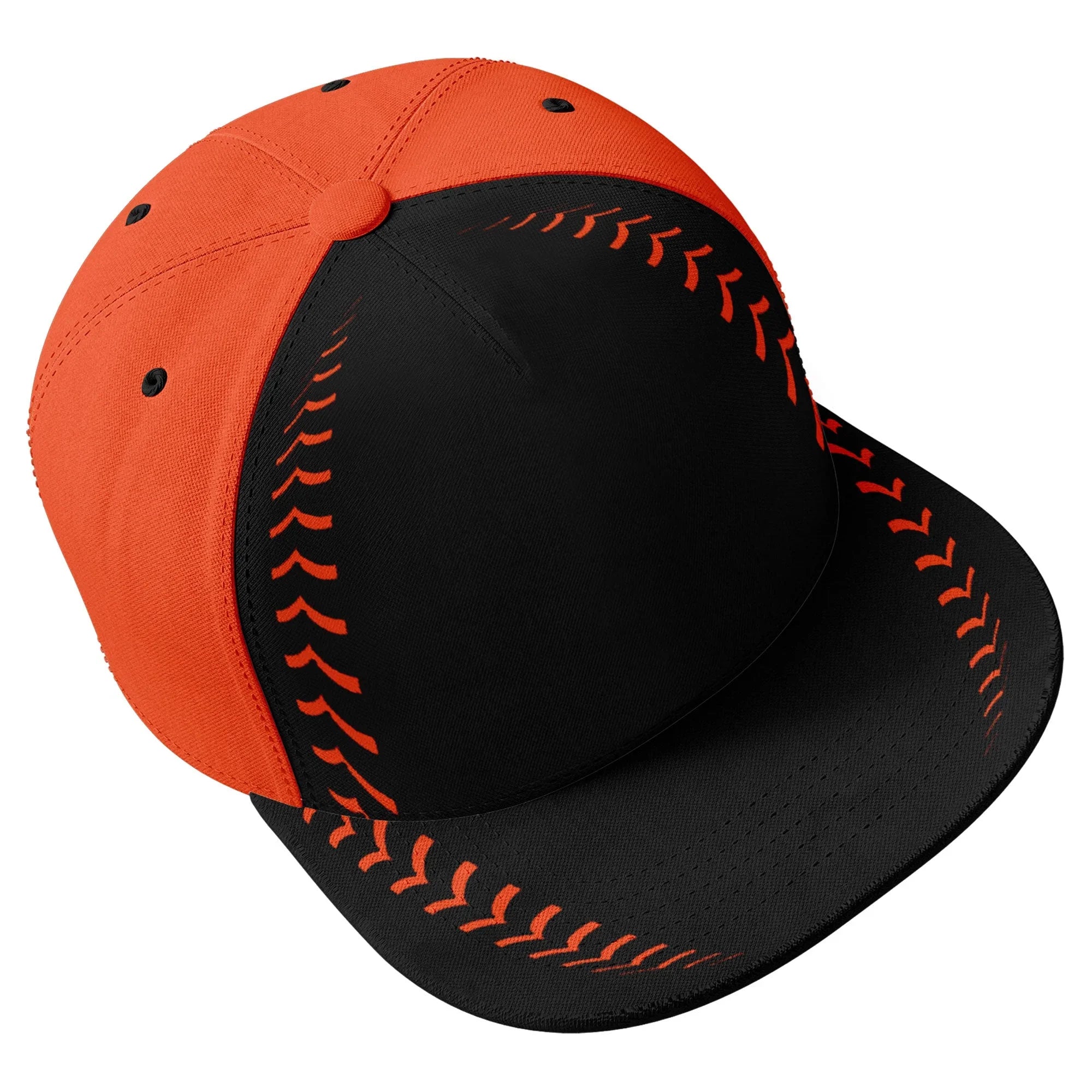 Custom Sport Design Hat Stitched Adjustable Snapback Personalized Baseball Cap PR067B-bd0b00d9-b0 - Coolcustomize