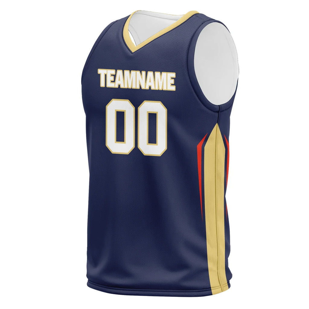 Custom Deep Blue Classic Style Sports Uniform Basketball Jersey BBJ01-bd0a70e0 - Coolcustomize