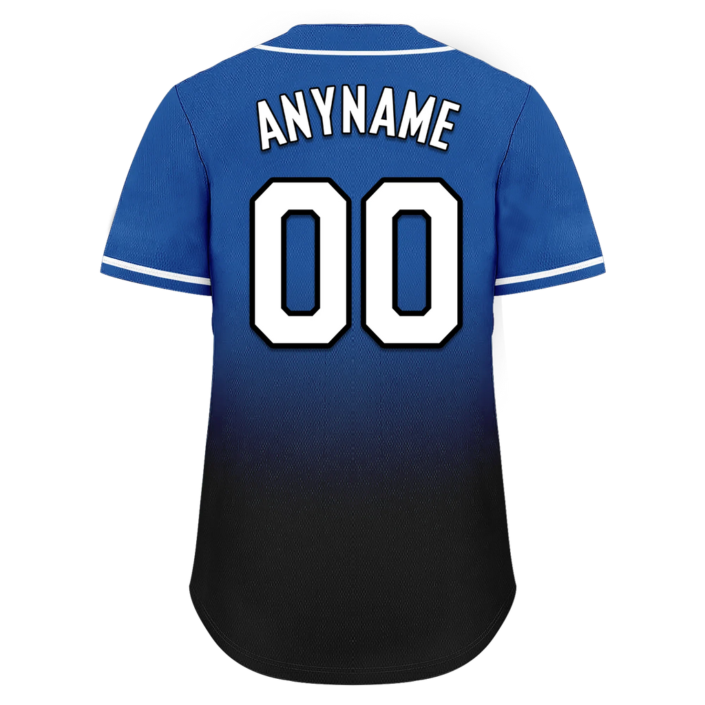 Custom Blue Black Fade Fashion Personalized Authentic Baseball Jersey BSBJ01-D0a70be - Coolcustomize