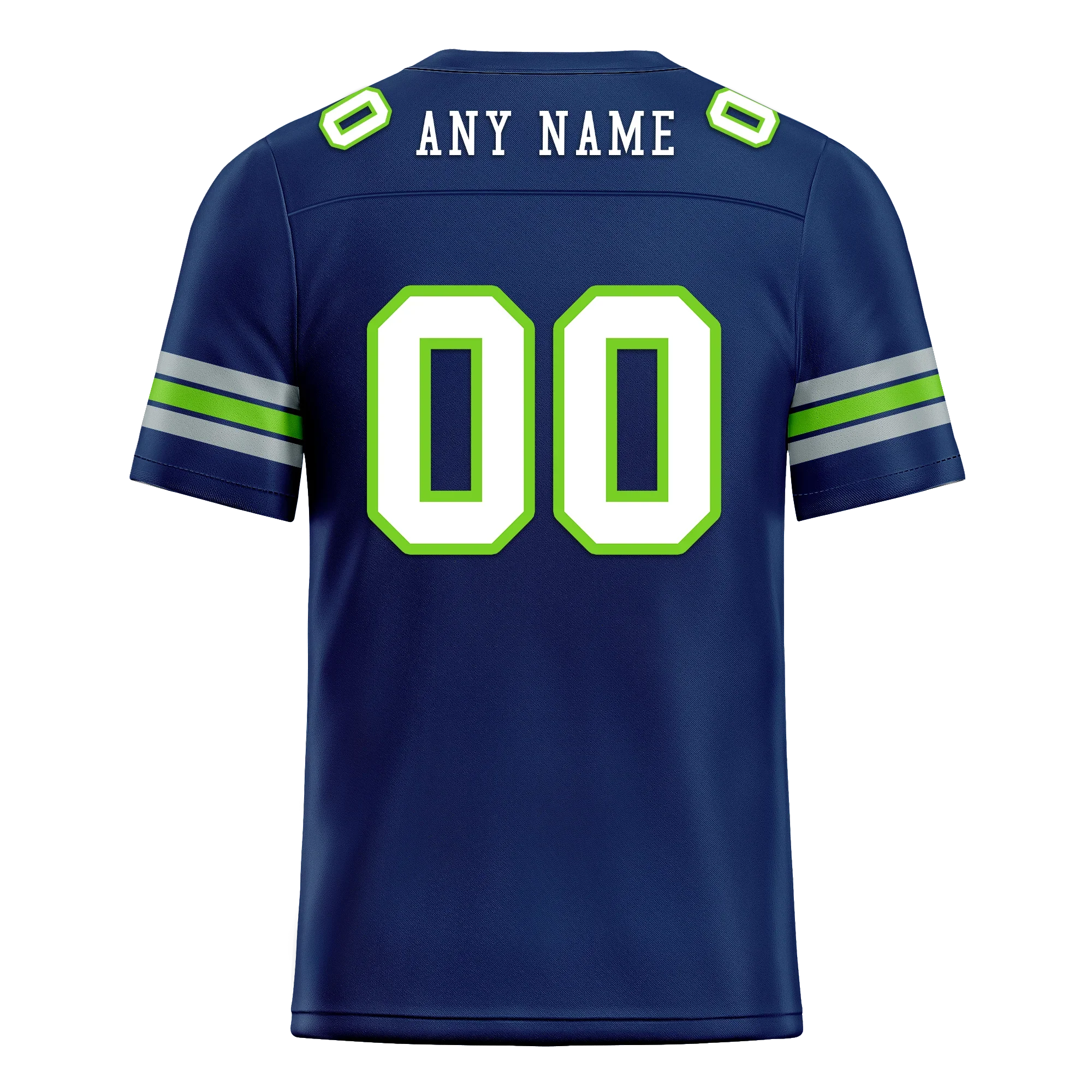 Custom Blue Classic Style Personalized Authentic Football Jersey FBJ02-bd0a70ad - Coolcustomize