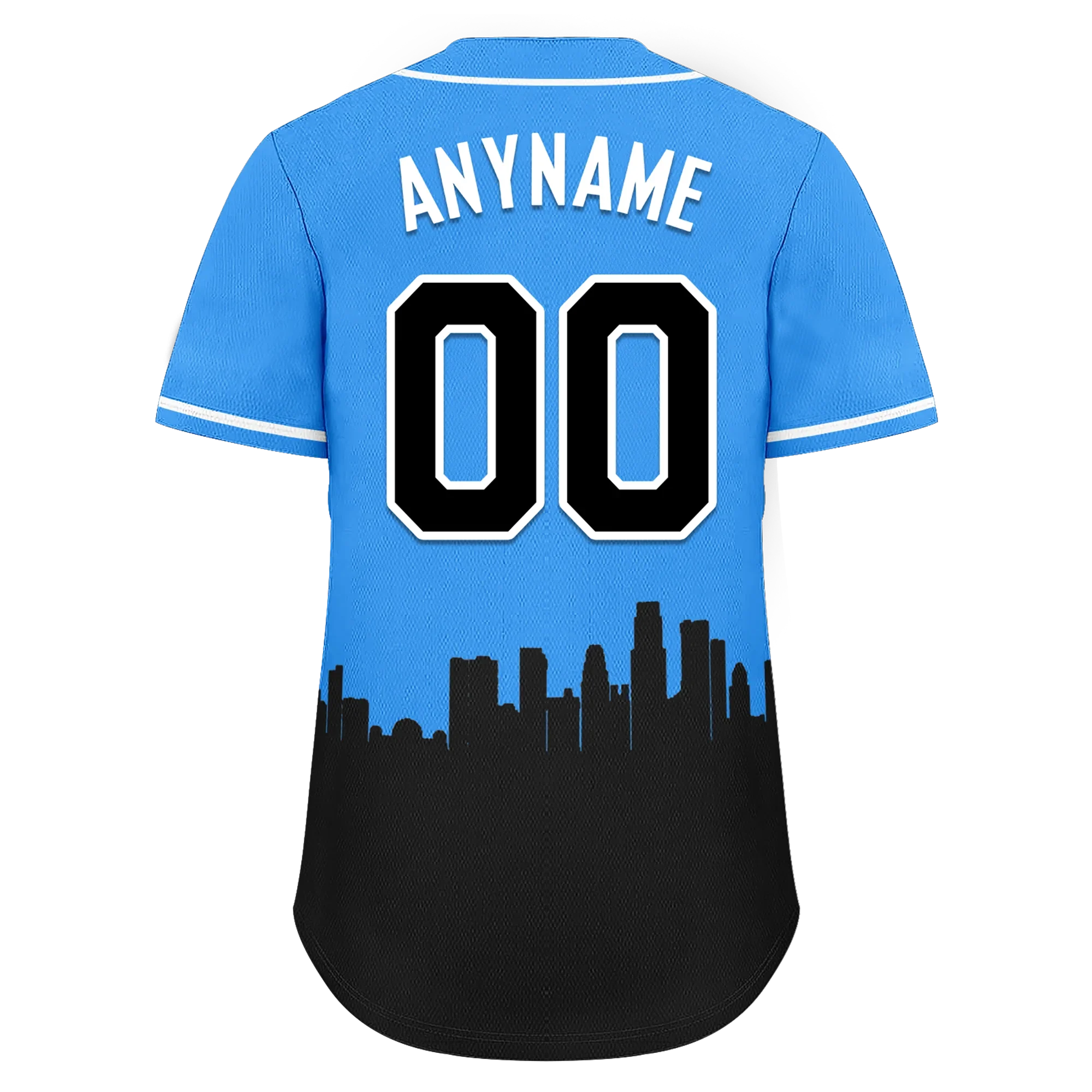 Custom Blue Black City Edition Personalized Authentic Baseball Jersey BSBJ01-D017132 - Coolcustomize