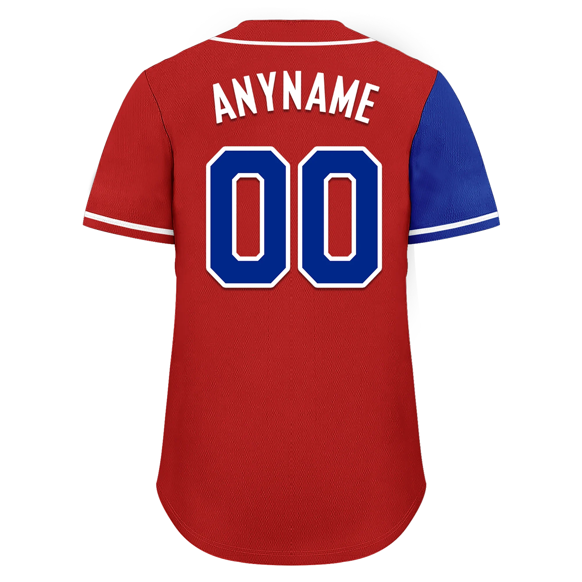 Custom Blue Red Skull Fashion Personalized Authentic Baseball Jersey BSBJ01-D017146 - Coolcustomize
