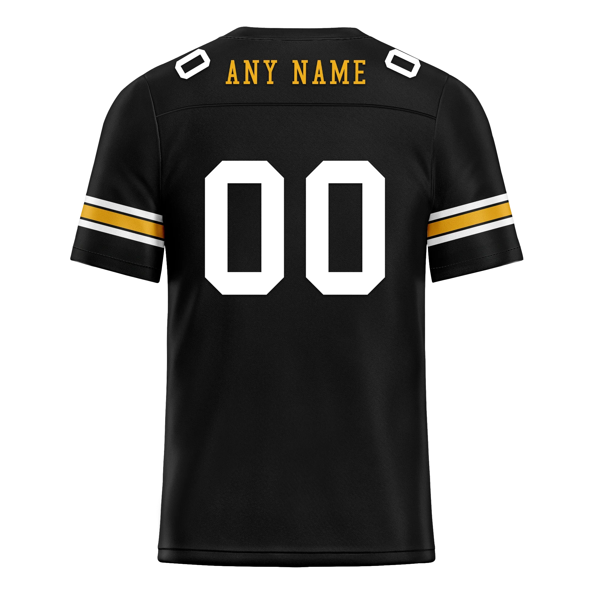 Custom Black Classic Style Personalized Authentic Football Jersey FBJ02-bd0a70a8 - Coolcustomize