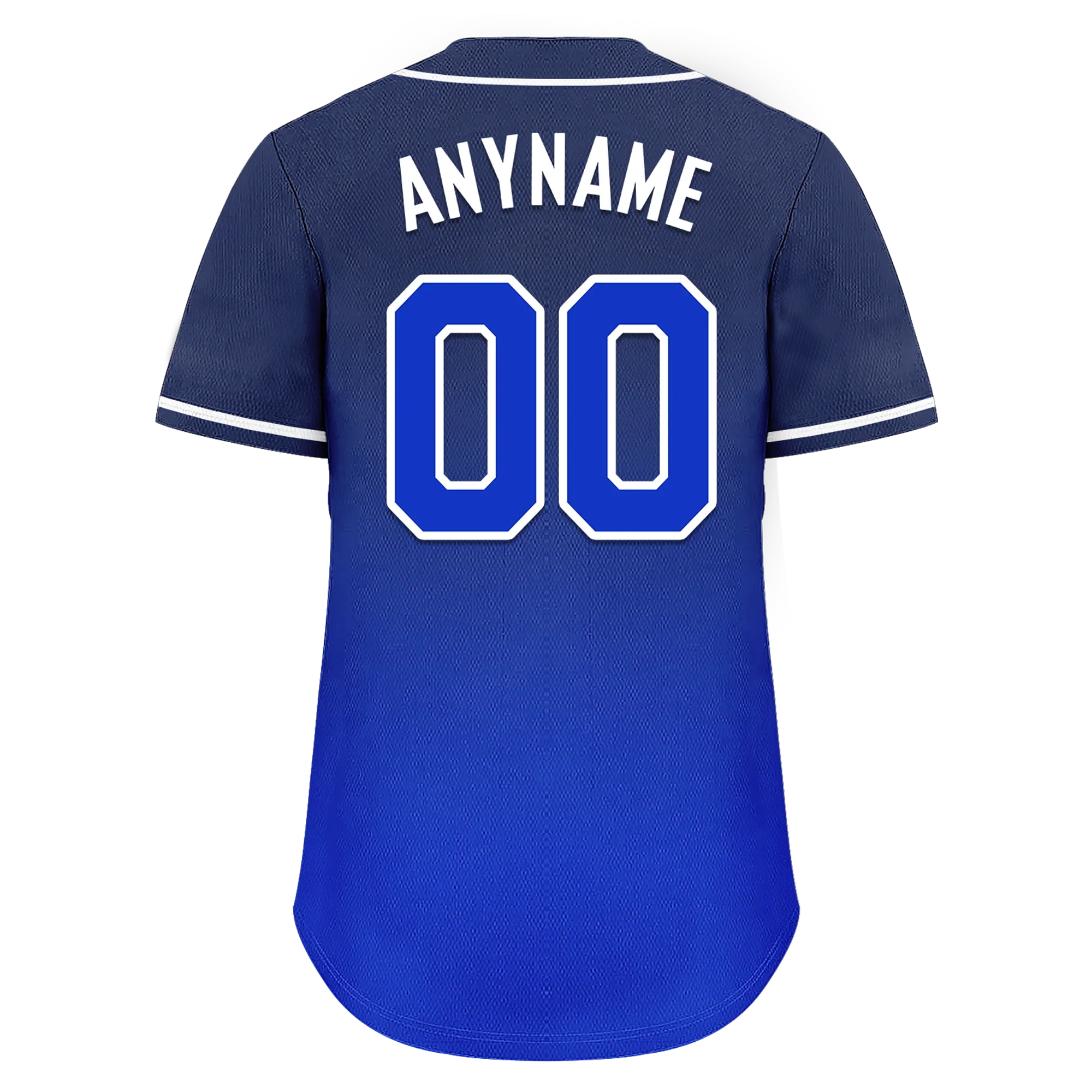 Custom Blue Fade Fashion Personalized Authentic Baseball Jersey BSBJ01-D0a70ed - Coolcustomize