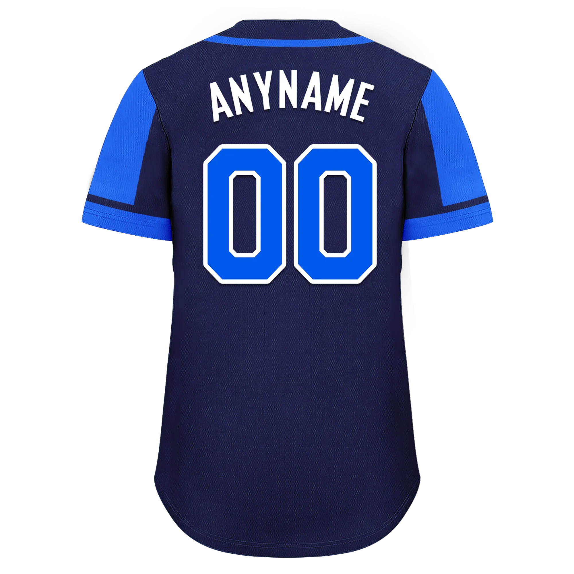 Custom Blue Raglan Sleeves Personalized Authentic Baseball Jersey BSBJ01-D017183 - Coolcustomize