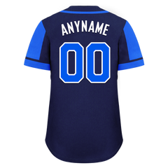 Custom Blue Raglan Sleeves Personalized Authentic Baseball Jersey BSBJ01-D017183