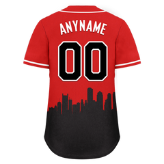 Custom Red Black City Edition Personalized Authentic Baseball Jersey BSBJ01-D017121