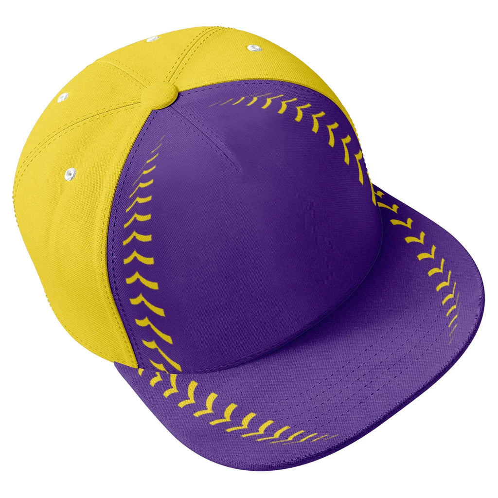Custom Sport Design Hat Stitched Adjustable Snapback Personalized Baseball Cap PR067B-bd0b00d9-a9 - Coolcustomize