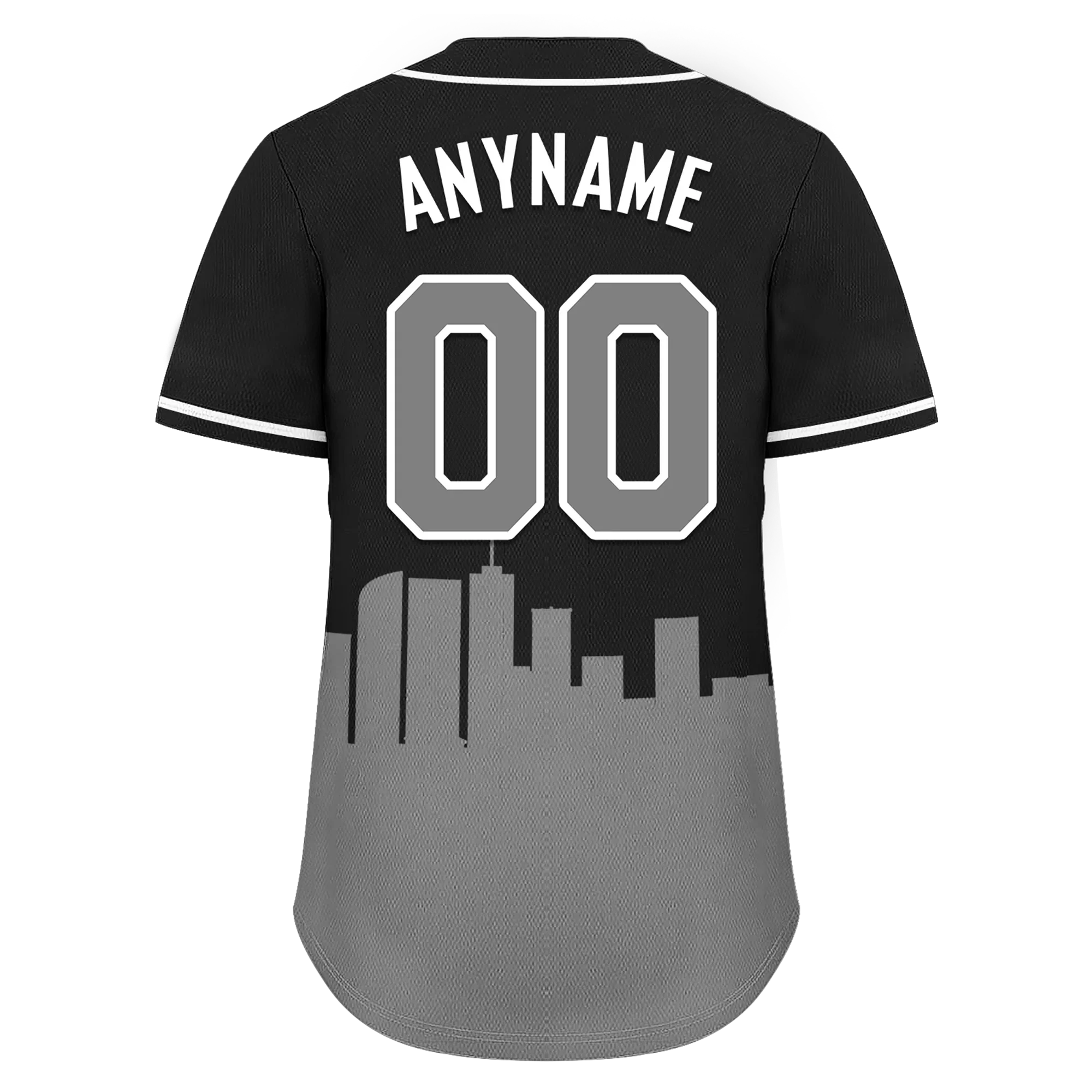 Custom Black Gray City Edition Personalized Authentic Baseball Jersey BSBJ01-D017139 - Coolcustomize