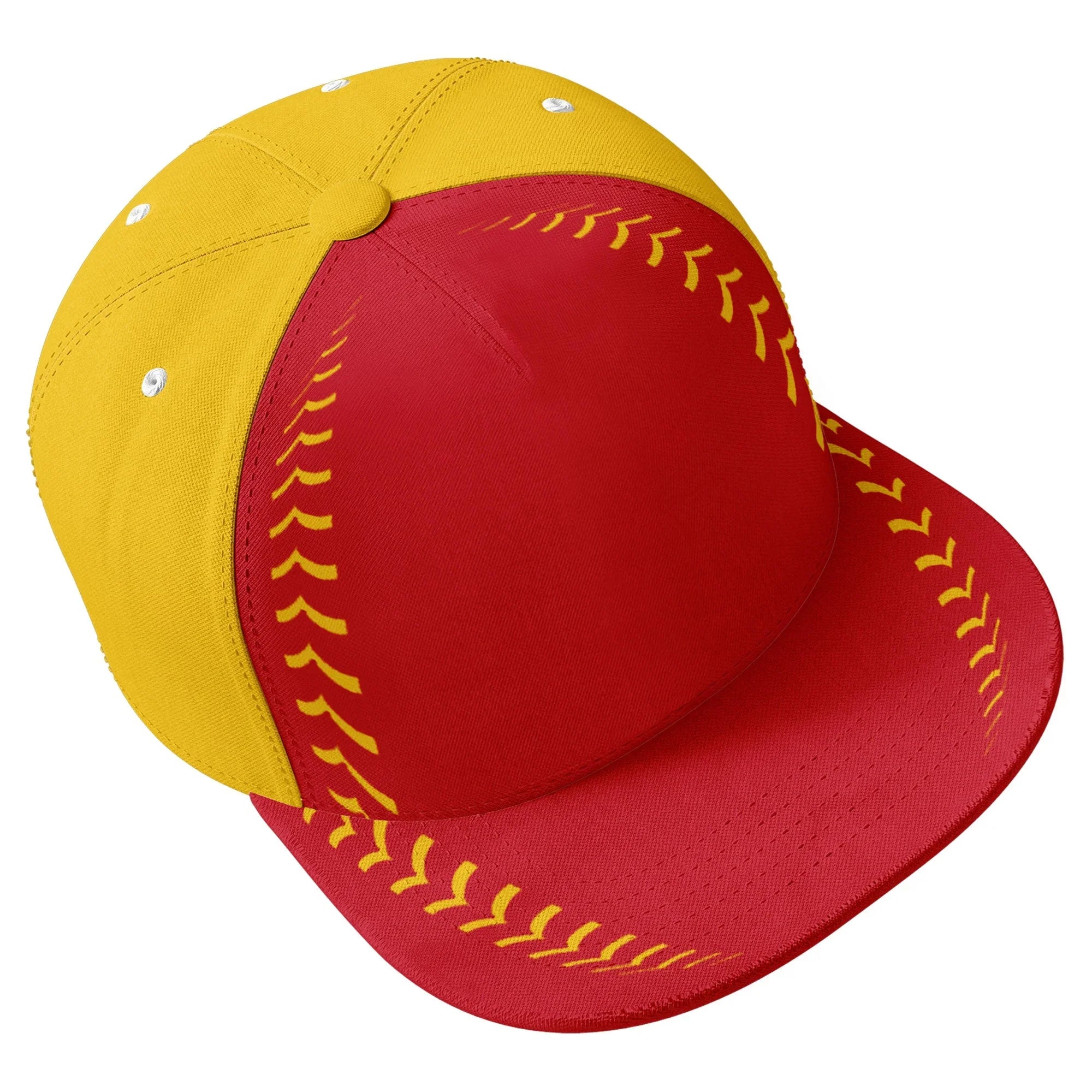 Custom Sport Design Hat Stitched Adjustable Snapback Personalized Baseball Cap PR067B-bd0b00d9-8 - Coolcustomize