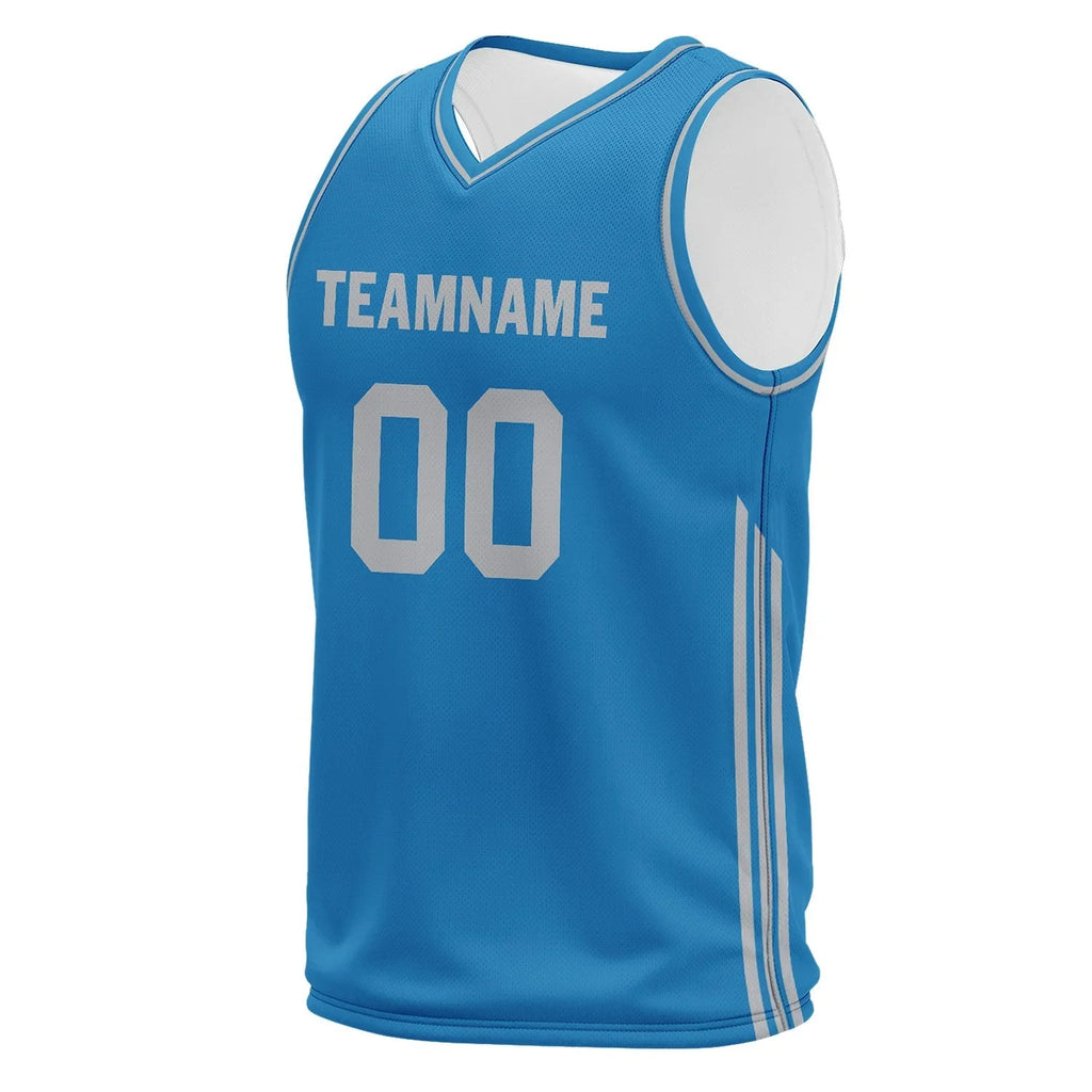 Custom Blue Classic Style Sports Uniform Basketball Jersey BBJ01-D020105-11 - Coolcustomize