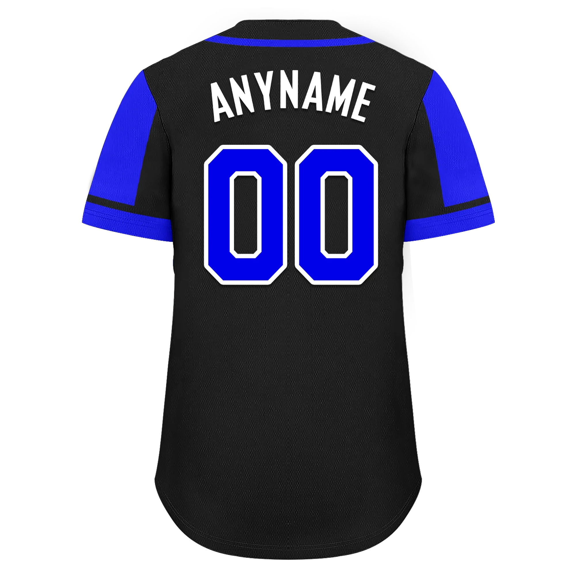 Custom Blue Black Raglan Sleeves Personalized Authentic Baseball Jersey BSBJ01-D017169 - Coolcustomize