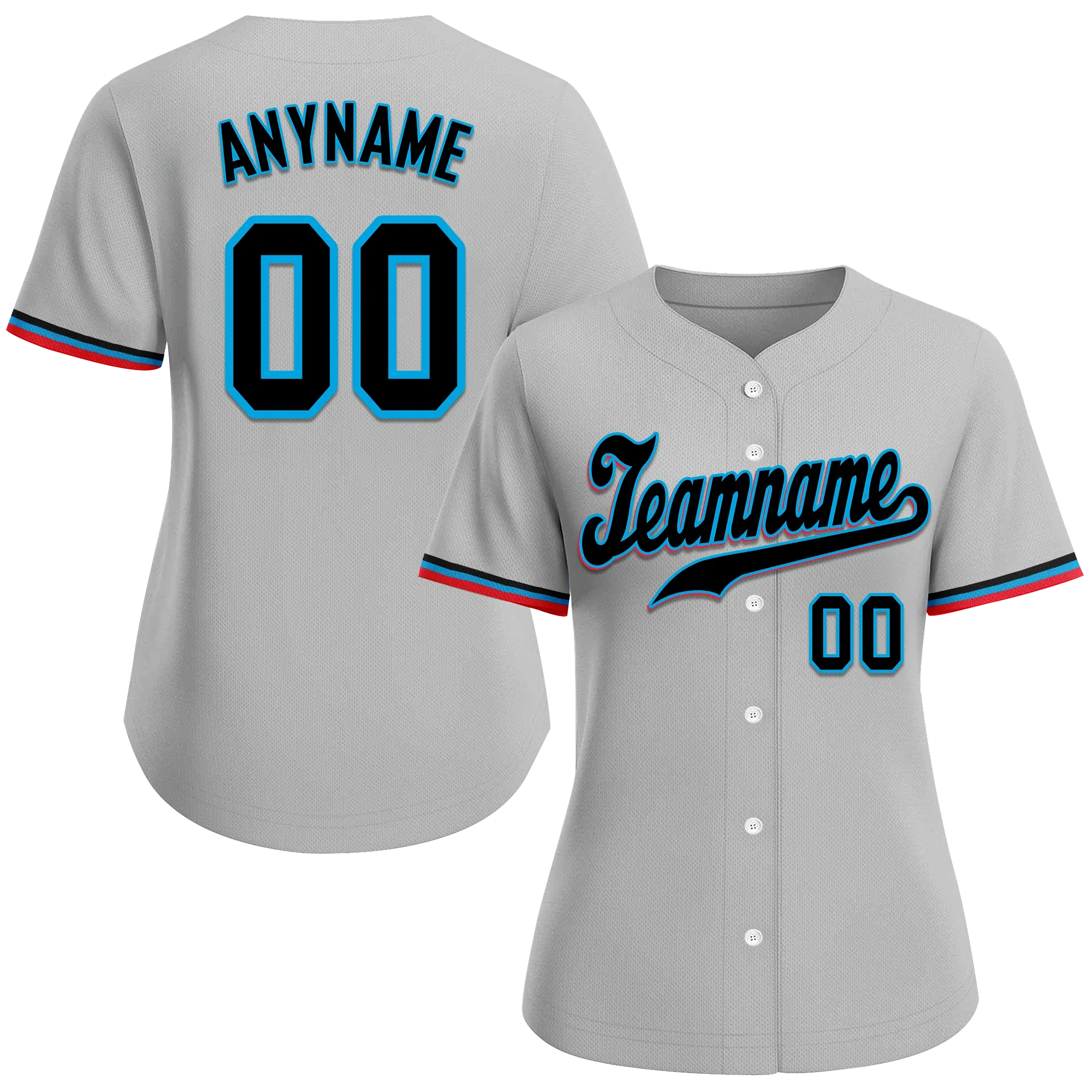 Custom Grey Classic Style Black Personalized Authentic Baseball Jersey BSBJ01-bd0facf - Coolcustomize
