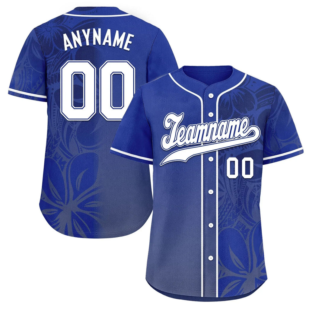 Custom Blue Classic Style Personalized Authentic Baseball Jersey BSBJ01-D020160-9 - Coolcustomize