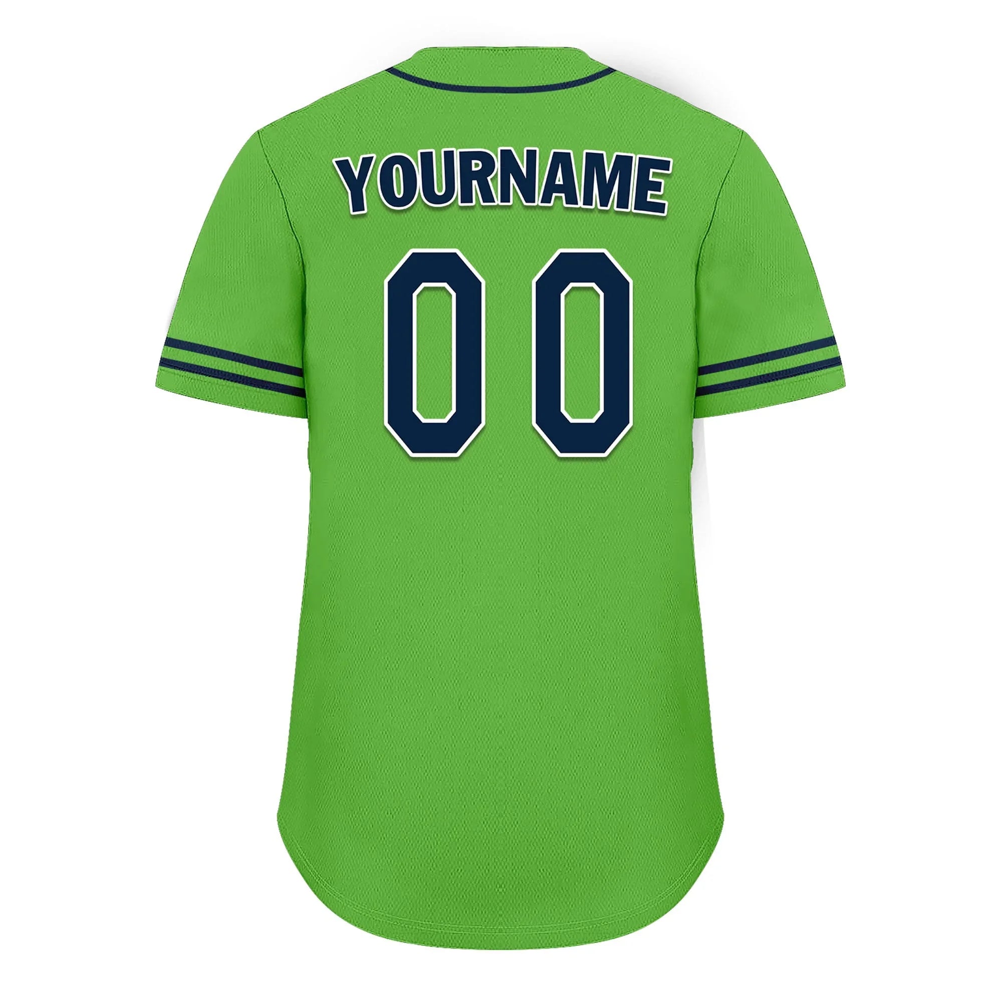 Custom Green Classic Style Blue Personalized Authentic Baseball Jersey UN002-bd0b00d8-ae - Coolcustomize