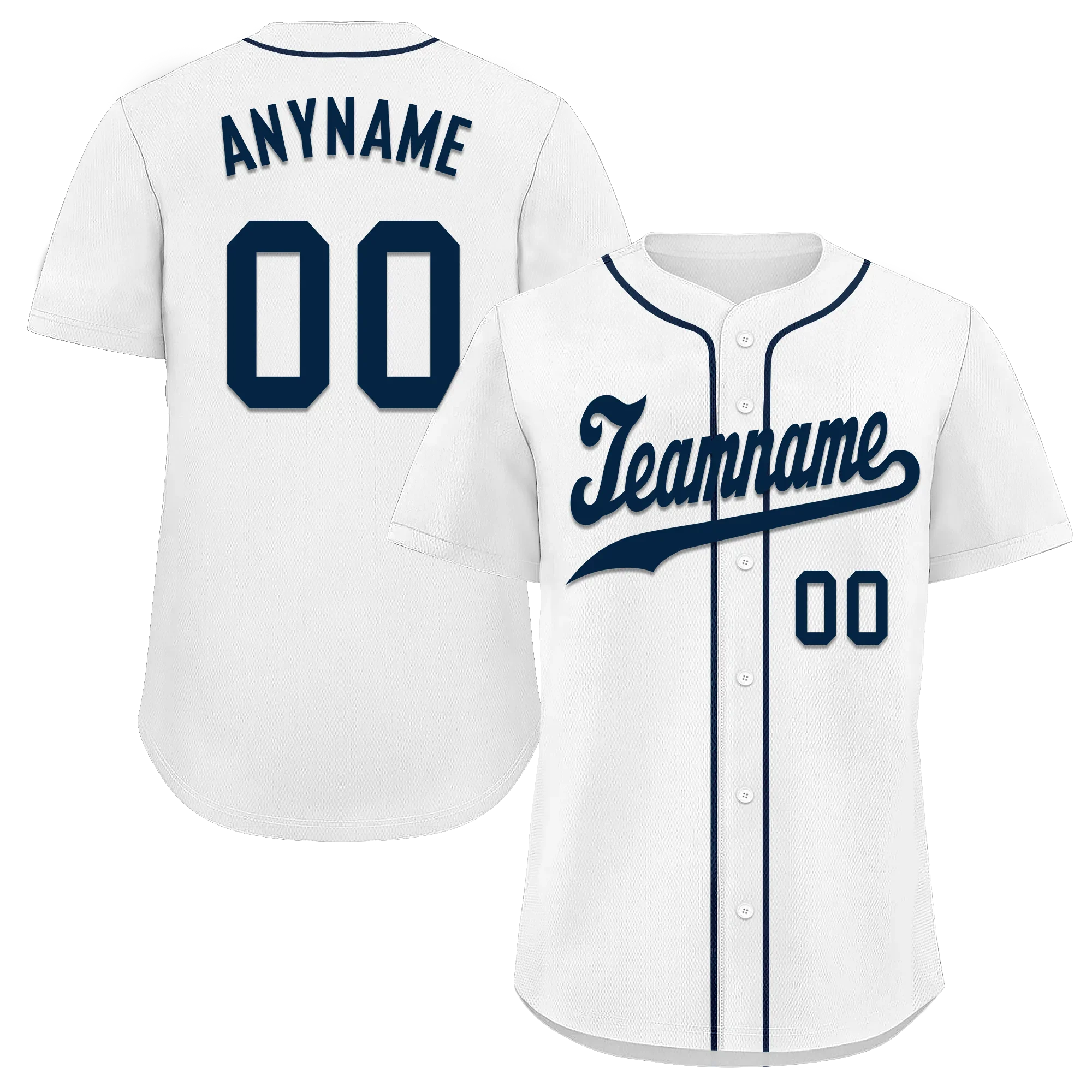 Custom White Classic Style Black Personalized Authentic Baseball Jersey BSBJ01-bd0faad - Coolcustomize
