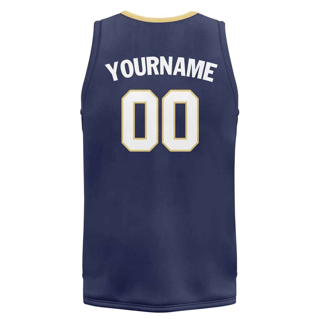 Custom Deep Blue Classic Style Sports Uniform Basketball Jersey BBJ01-bd0a70e0 - Coolcustomize