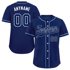 Custom Blue Classic Style Blue Personalized Authentic Baseball Jersey BSBJ01-bd0fa0c